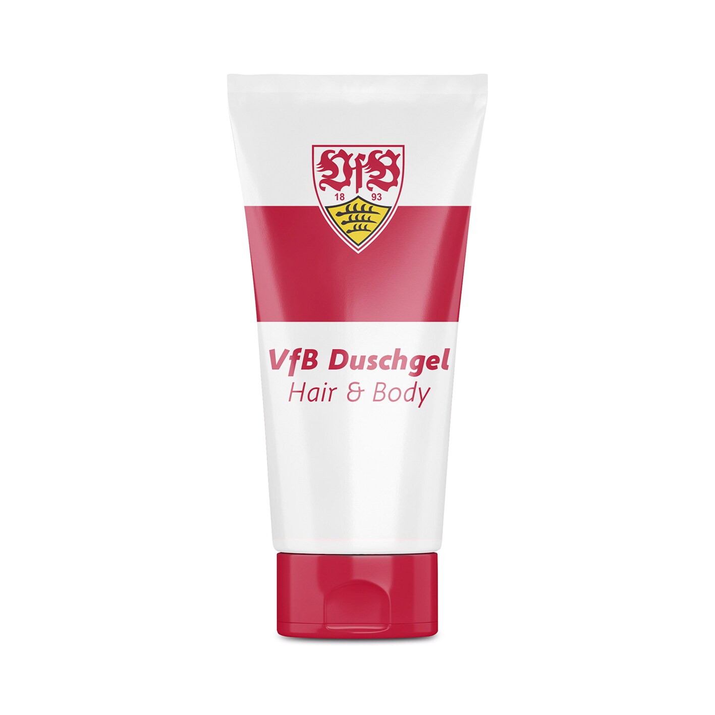 VFB Duschgel 200ml wei&szlig;/rot mit Logo - Bild 1