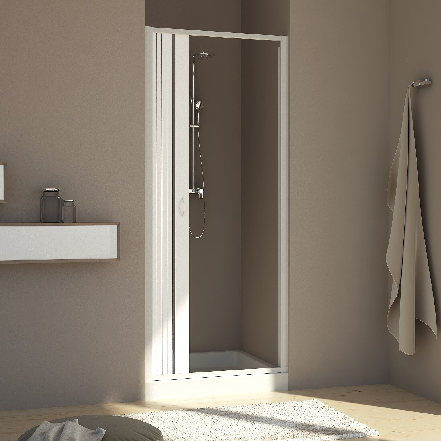 Nischenduscht&uuml;r &raquo;Rimini&laquo; 80-100cm - Bild 1