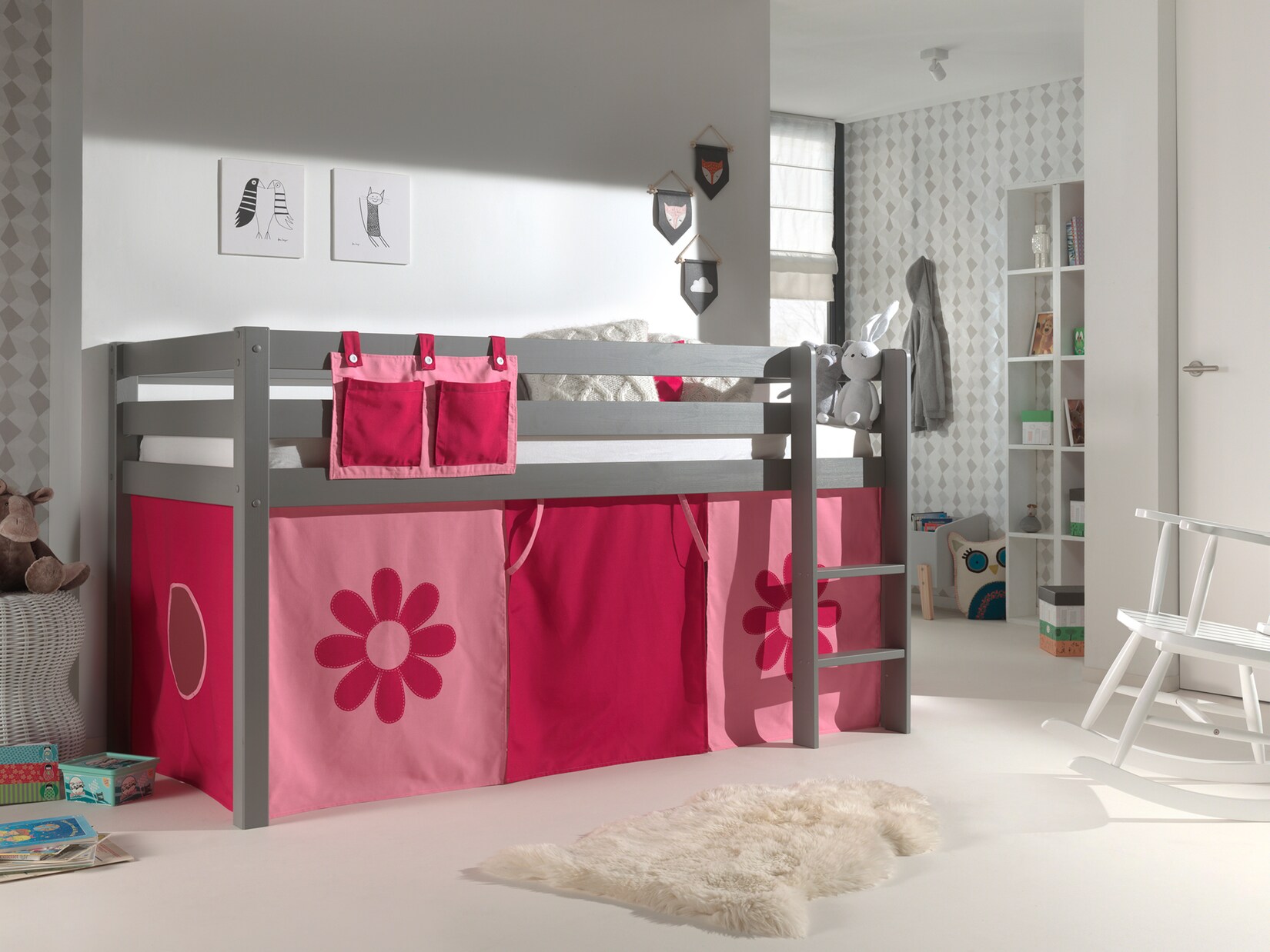 Spielbett Pino mit Textilset versch. Designs | 05420070234429
