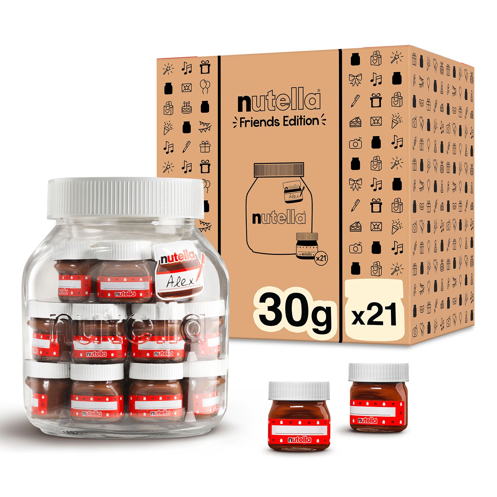nutella Friends Edition 21 x 30 g für nur 28,87€ inkl. Versand statt 35,98€