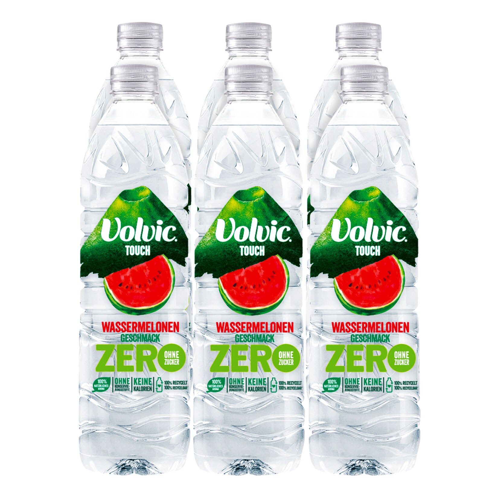 Volvic Touch Wassermelone zero 1,5 Liter, 6er Pack - Bild 1