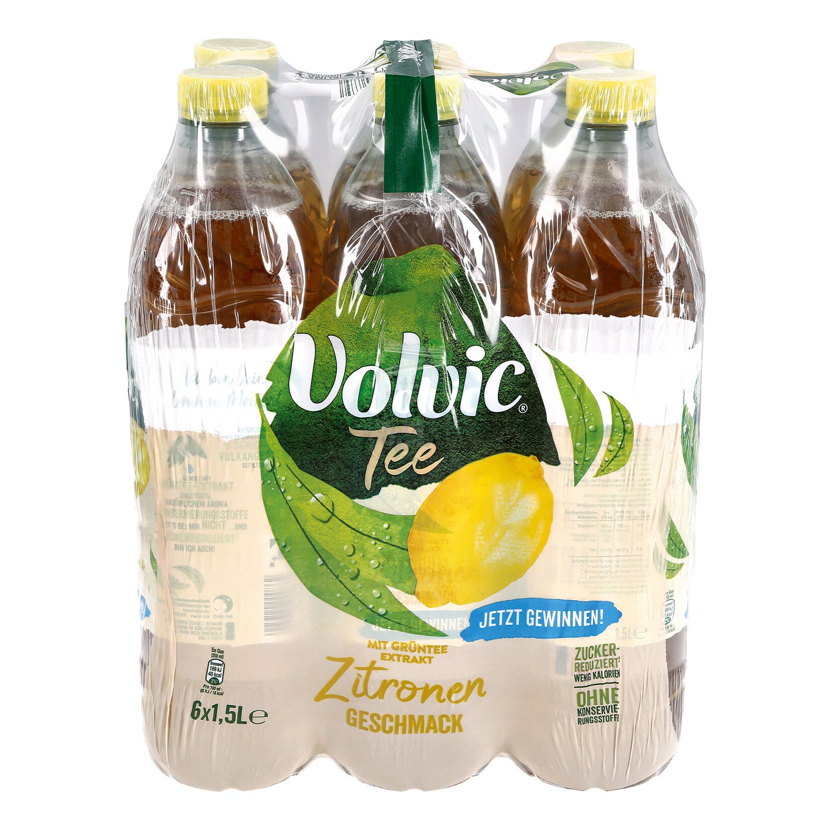 Volvic Tee Zitrone 1,5 Liter, 6er Pack - Bild 1