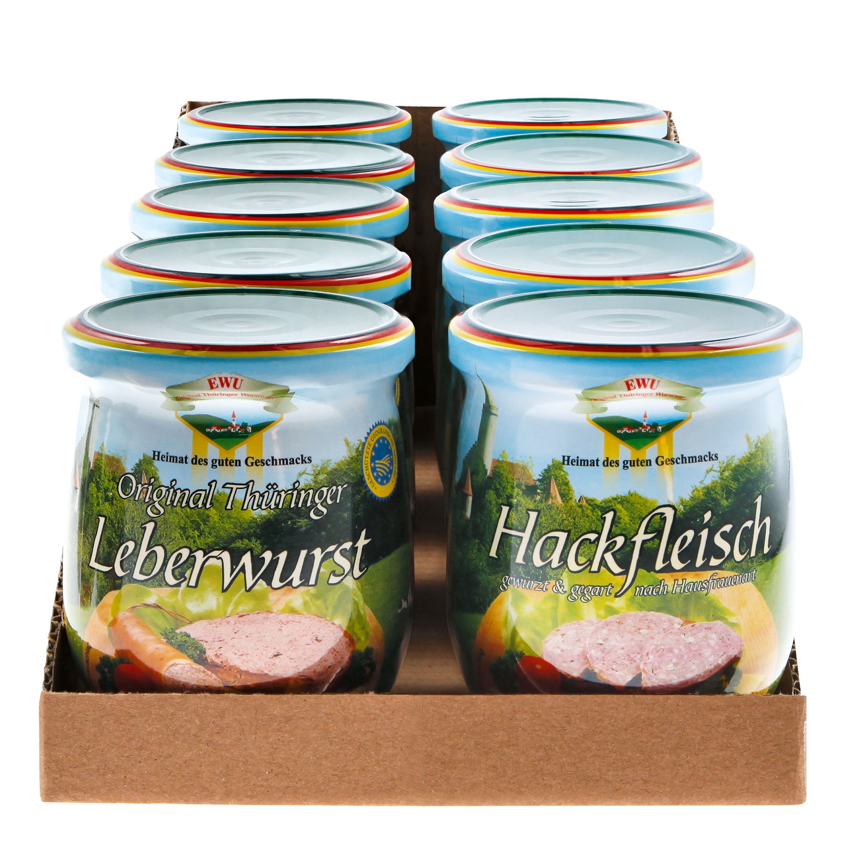 Th&uuml;ringer Hausmacher Wurstkonserve verschiedene Sorten, 300 g, 10er Pack - Bild 1