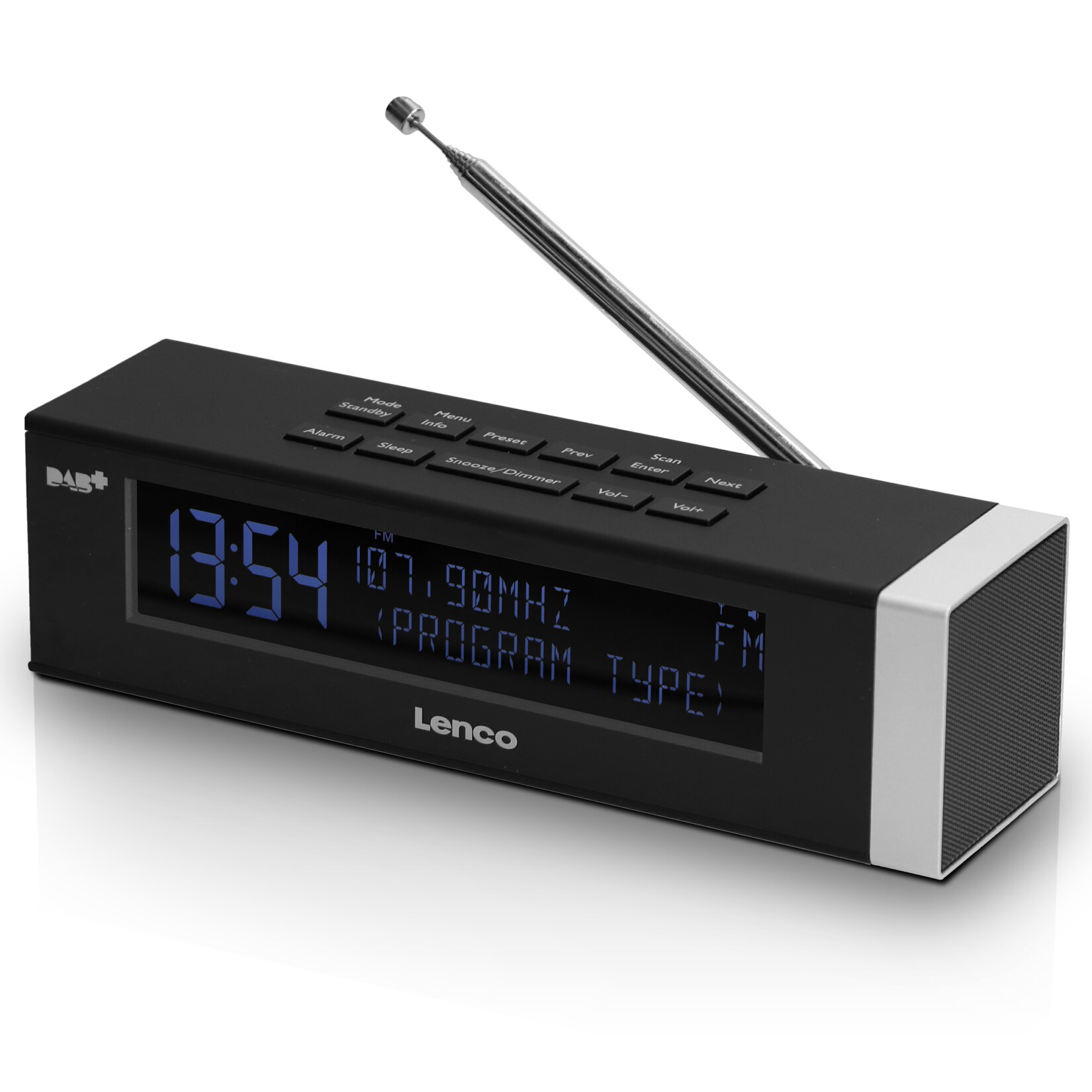 Lenco CR-630BK – Stereo DAB+/FM Radiowecker | 08711902036999