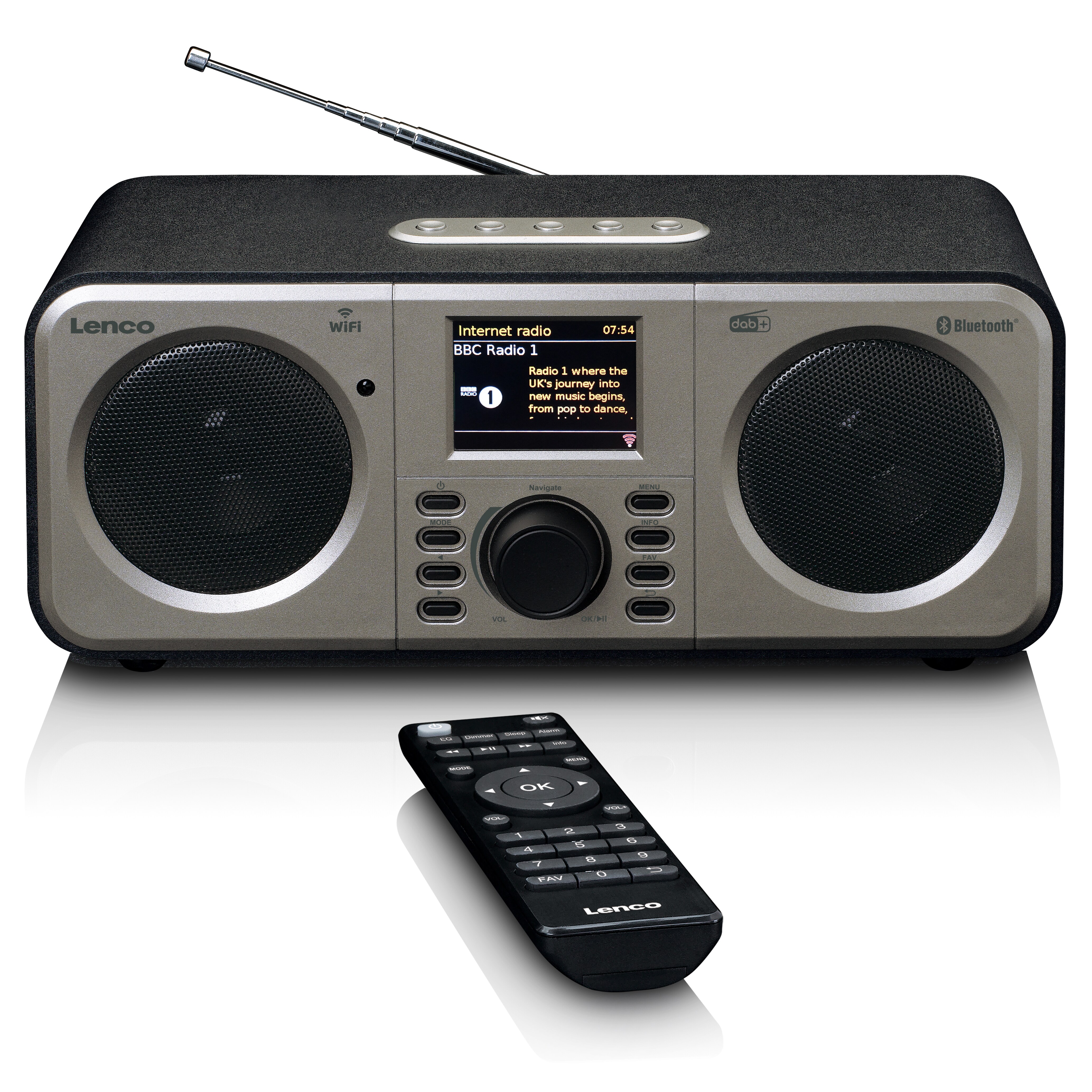 Lenco DIR-140BK Internetradio - Bild 1