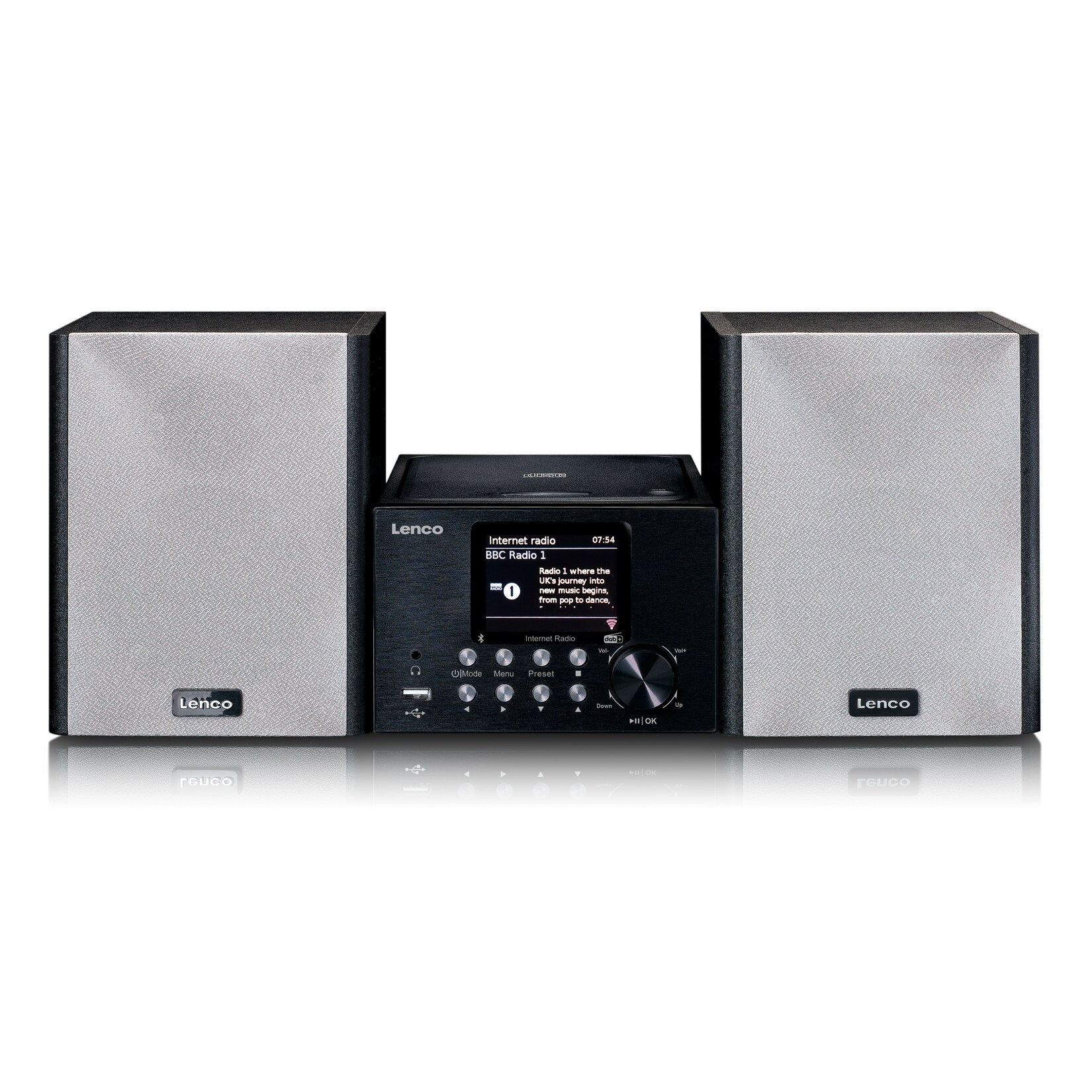 Lenco MC-250BK – Micro-Set mit Smart Radio | 08711902043638