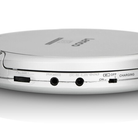 Lenco CD-201SI - Tragbarer - Anti-Schock Silber Hörbuchfunktion mit CD-Player Netto - kaufen online Akku-Aufladefunktion bei 