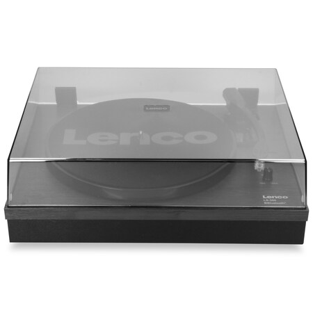 Lenco LS-300BK - Bluetooth Plattenspieler mit zwei externen Lautsprechern  und 2 x 10 Watt RMS - Schwarz online kaufen bei Netto | Plattenspieler