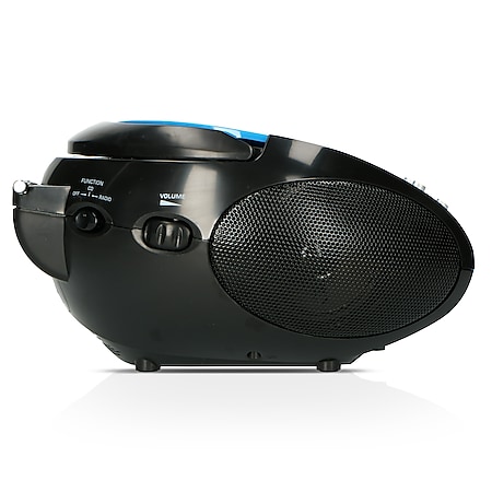 mit Kopfhöreranschluß - CD-Player Blau/Schwarz Blue/Black online FM-Radio SCD-24 Lenco - Netto kaufen bei - Tragbares
