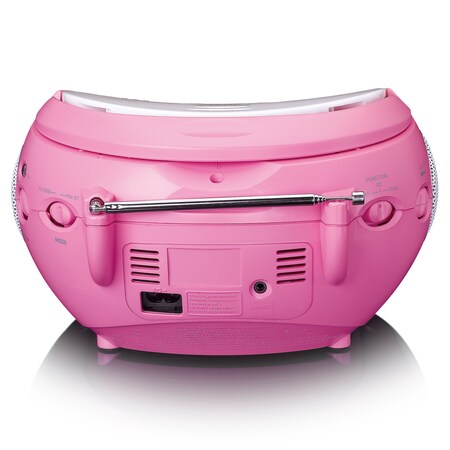 Lenco SCD-24PK kids - Tragbares FM-Radio mit CD-Player - Kopfhöreranschluß  - Pink online kaufen bei Netto