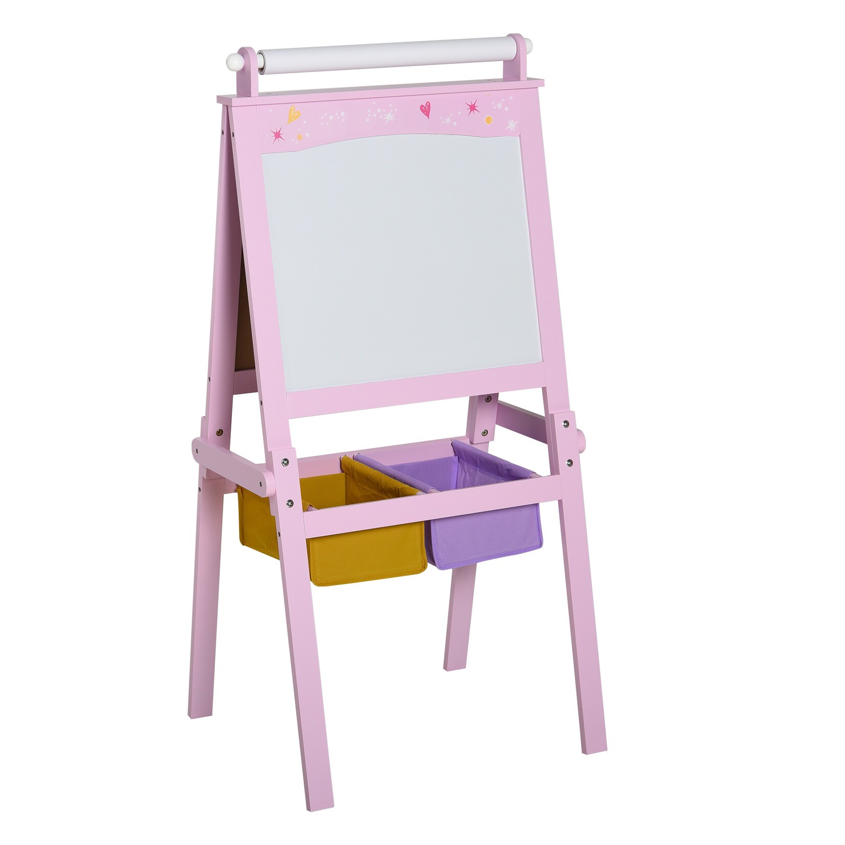 HOMCOM Kinderstaffelei MDF, Vliesstoff | 04251774915151