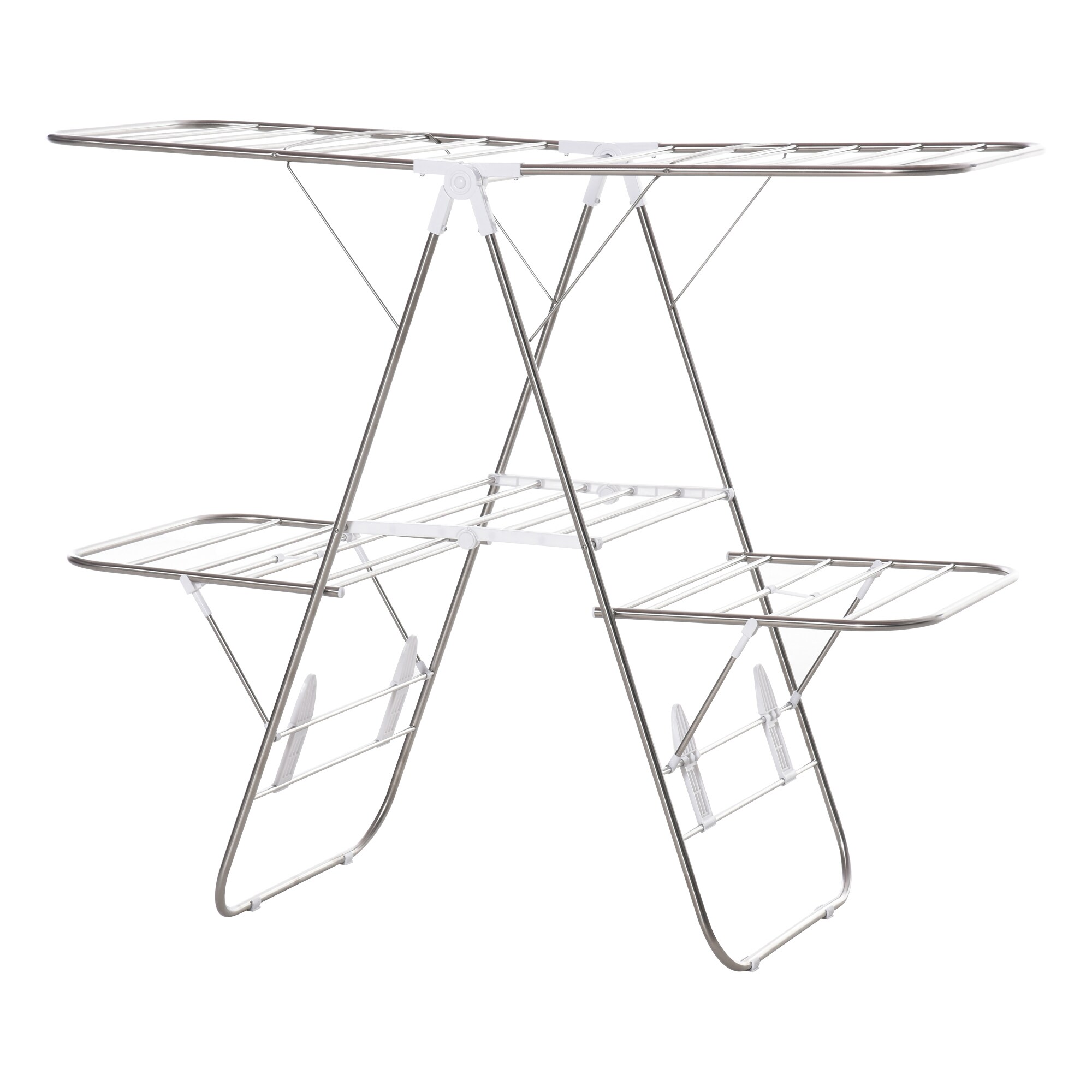 HOMCOM Foldable Drying Rack Stainless Steel, ABS - Bild 1