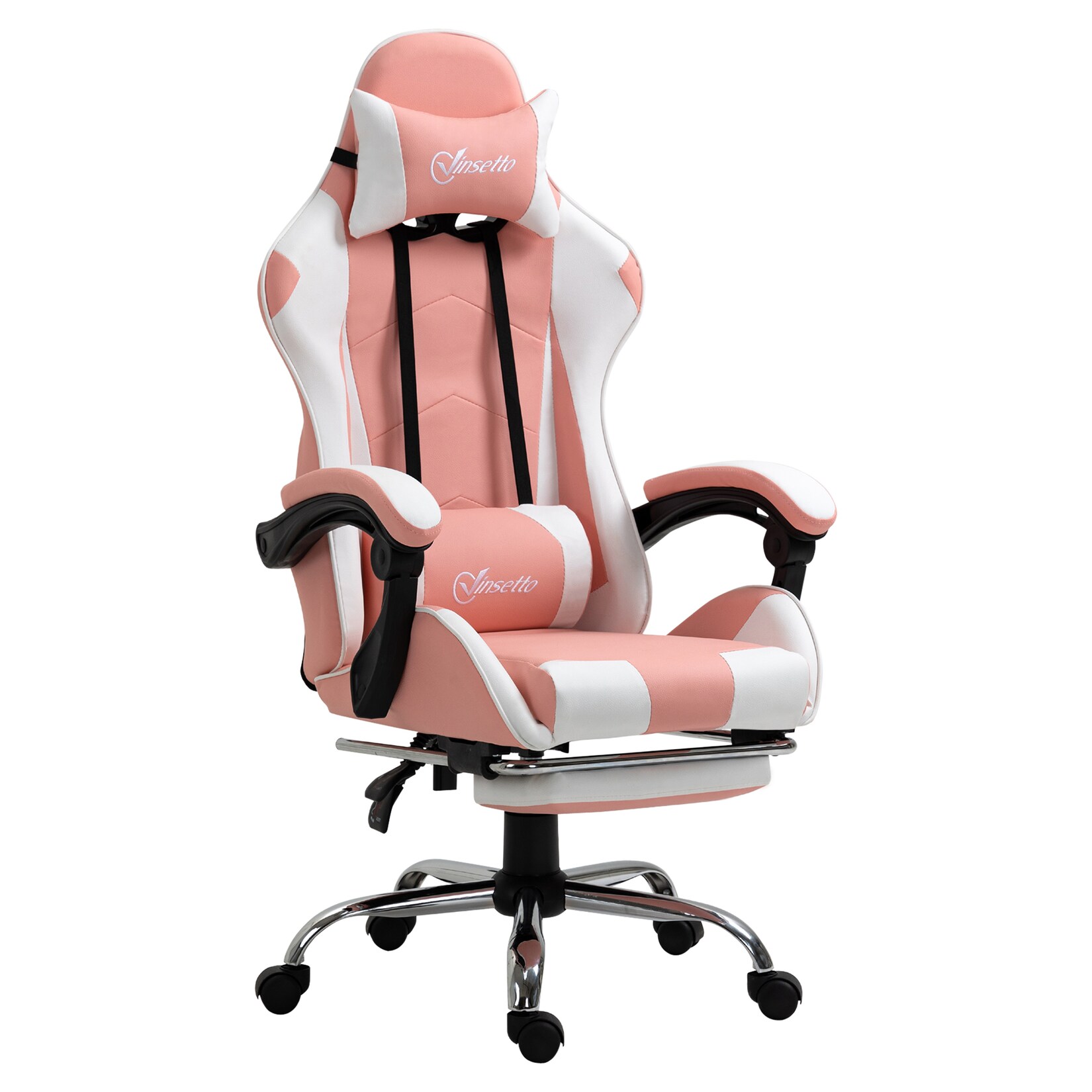 Vinsetto Gaming-Stuhl Schaumstoff, Kunststoff, Stahl, PVC | 04251774911634