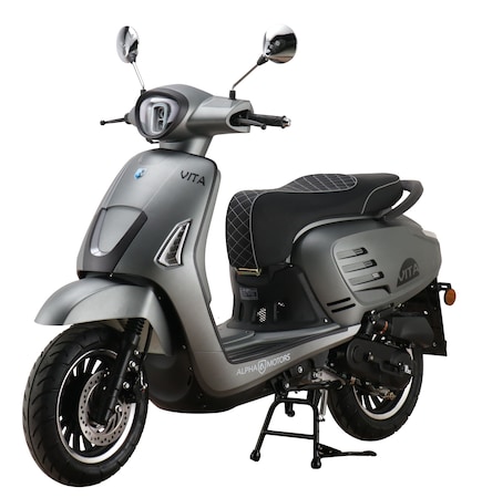 bei 5 kmh Vita EURO ccm Netto Alpha online Motors 45 50 mattgrau kaufen Motorroller