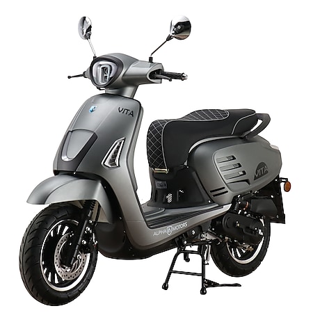 kmh Vita 50 ccm EURO 5 mattgrau Netto Alpha Motorroller online Motors kaufen 45 bei