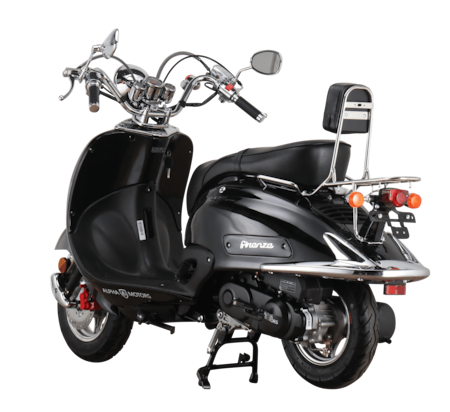 Alpha Motors Motorroller Retro Firenze 50 ccm 45 kmh EURO 5 schwarz online  kaufen bei Netto | Motorroller