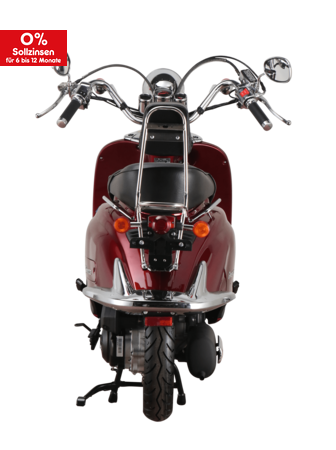 Netto Firenze ccm online Alpha 5 Retro 45 bei kaufen 50 Motorroller weinrot kmh Motors EURO