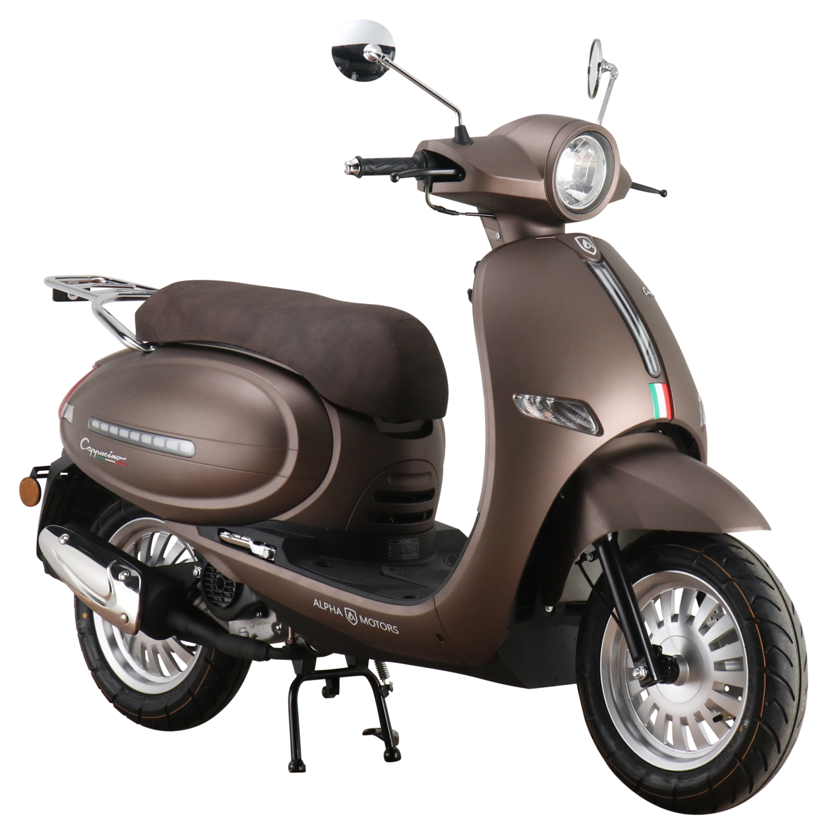Alpha Motors Motorroller Cappucino 125 ccm 85 kmh EURO 5+ mattbraun