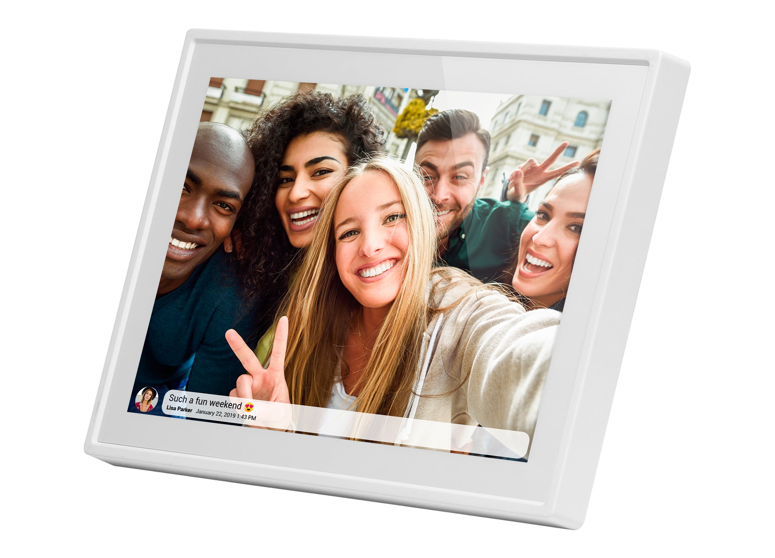 BRAUN PHOTO digitaler Bilderrahmen &raquo;DigiFrame&laquo; 1019 wei&szlig; | versch. Modelle - Bild 1