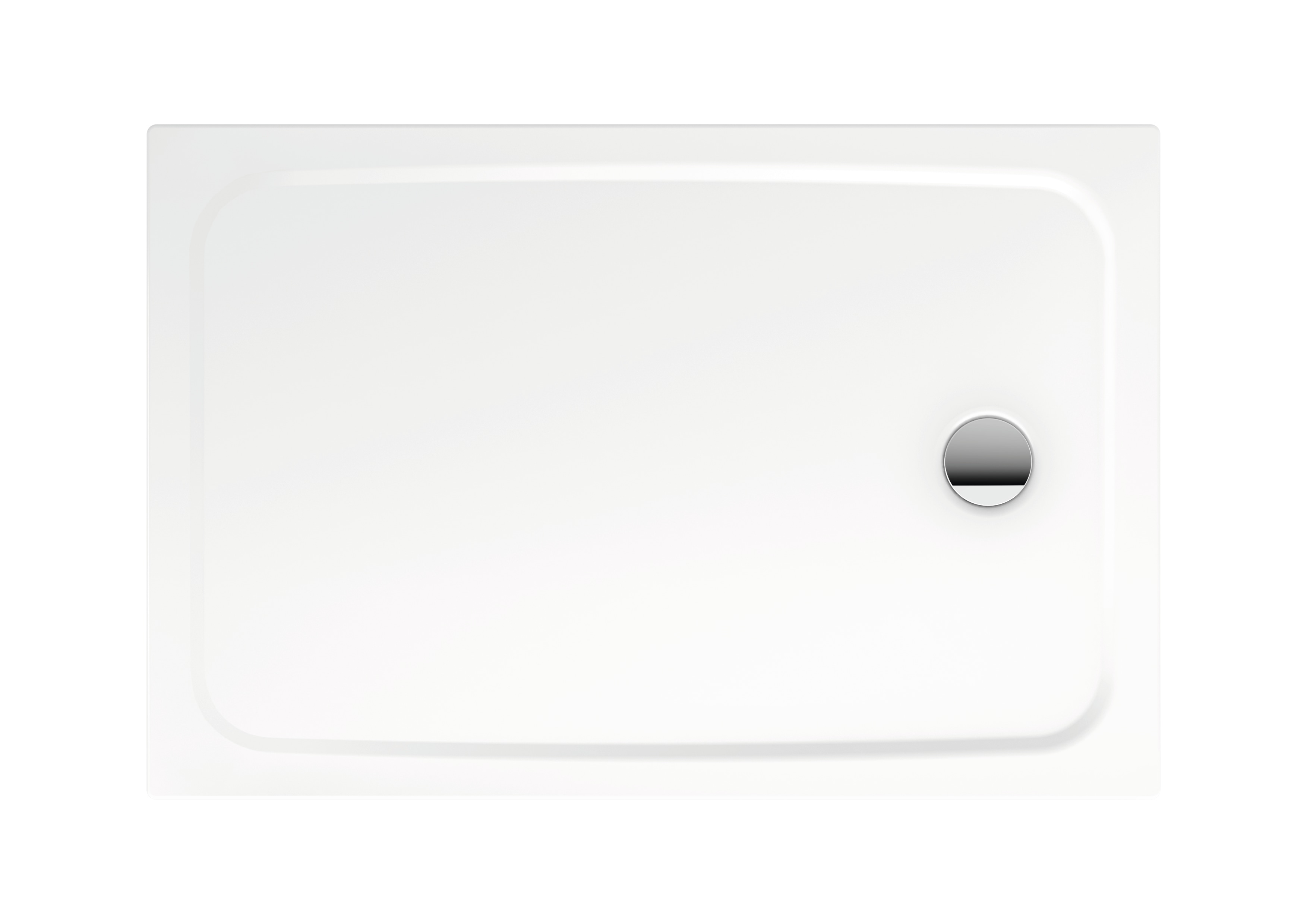 KA Duschwanne Cayonoplan 80x100x1,8 cm, wei&szlig; Mod.2256-1, versch. Gr&ouml;&szlig;en - Bild 1