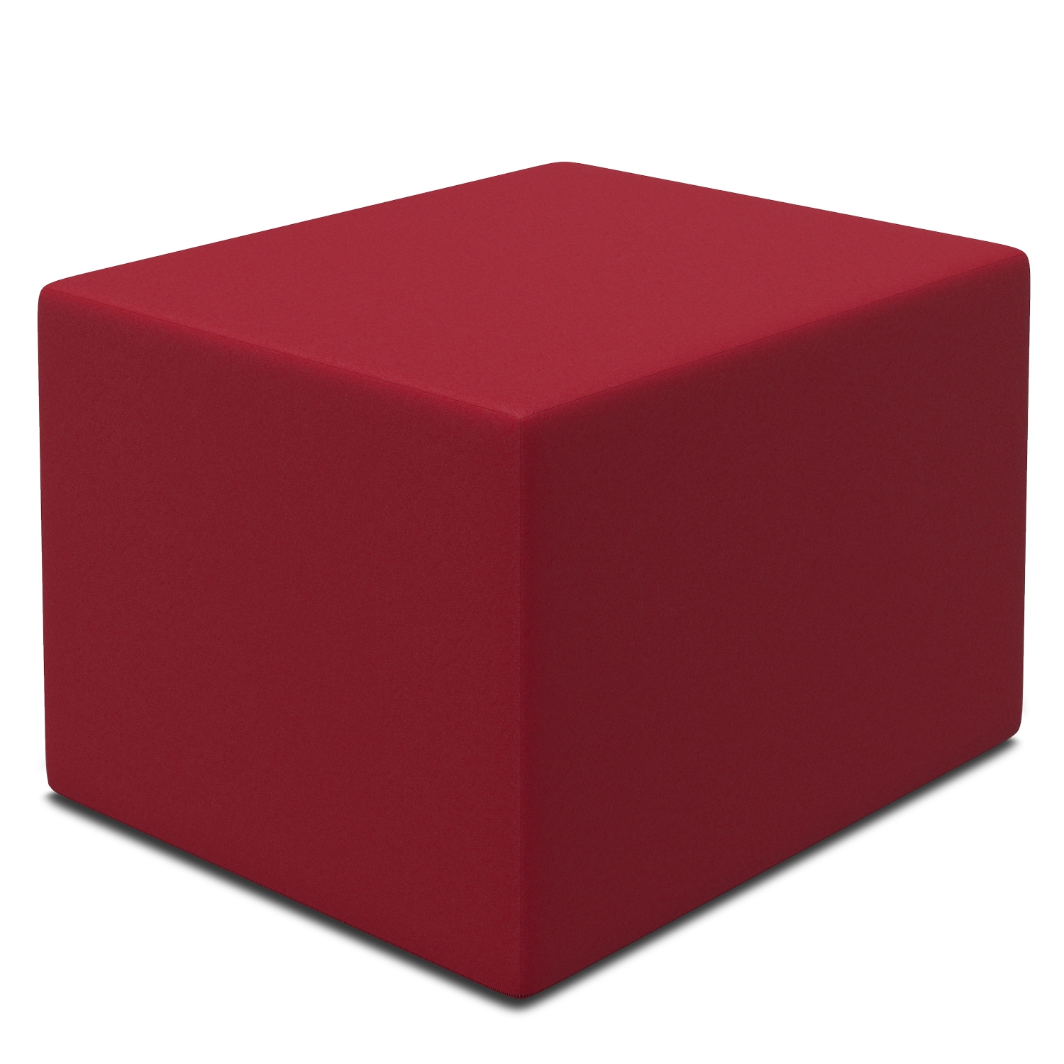 Stufenlagerungsw&uuml;rfel, Stufenbett, 40x50x50cm, Rot - Bild 1