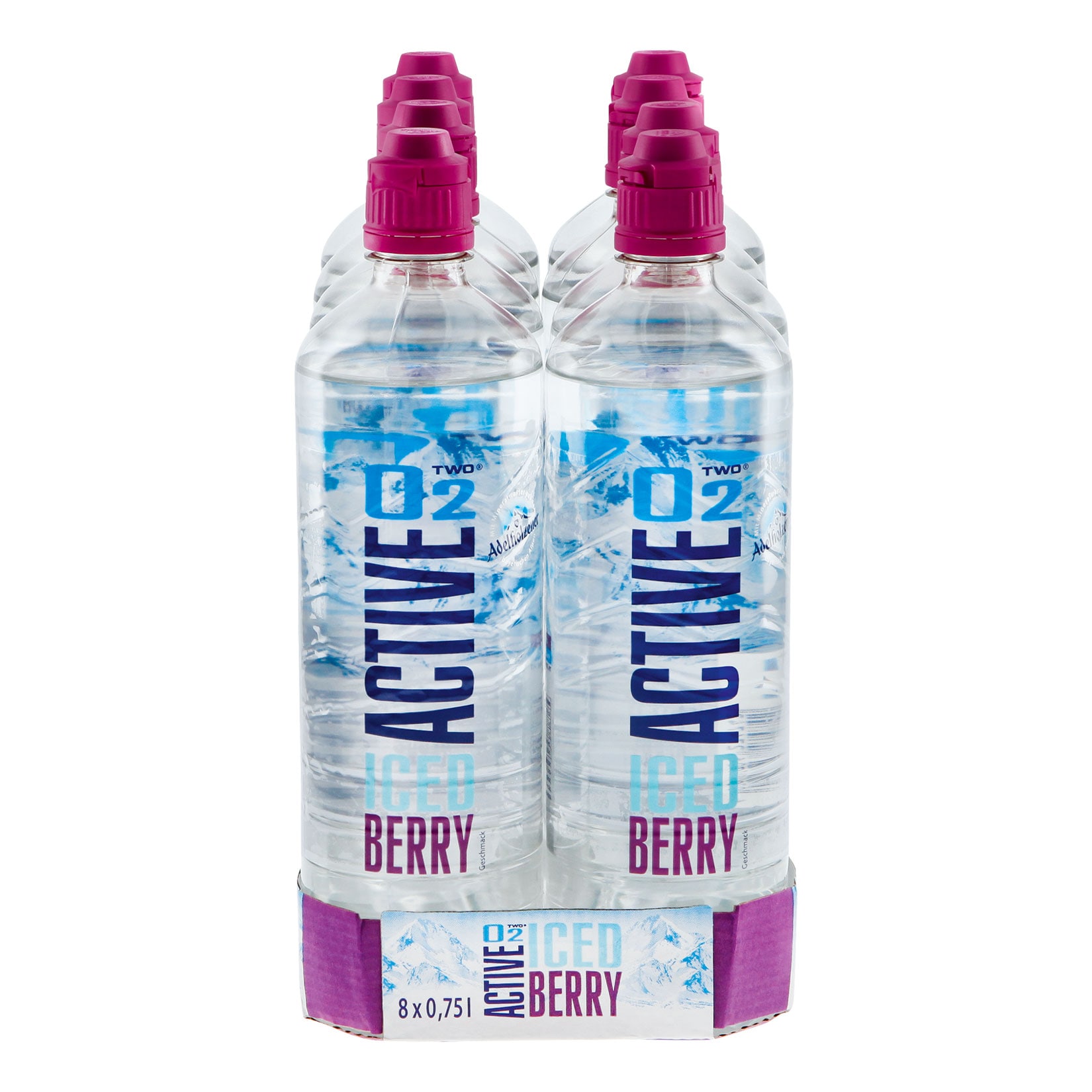 Active O2 Iced Berry 0,75 Liter, 8er Pack - Bild 1