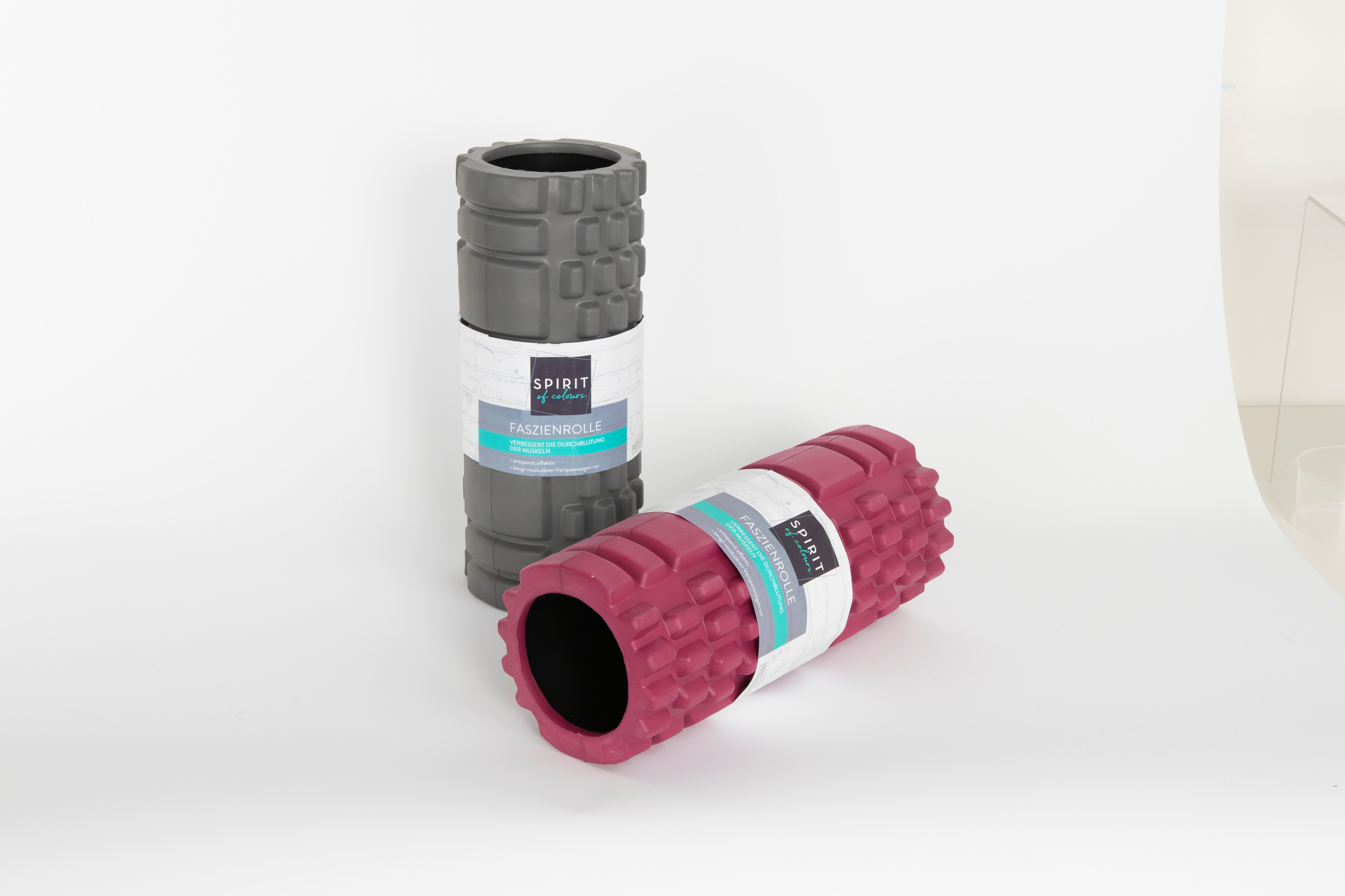Spirit of Colours Faszienrolle klein - versch. Farben - anthrazit - Bild 1
