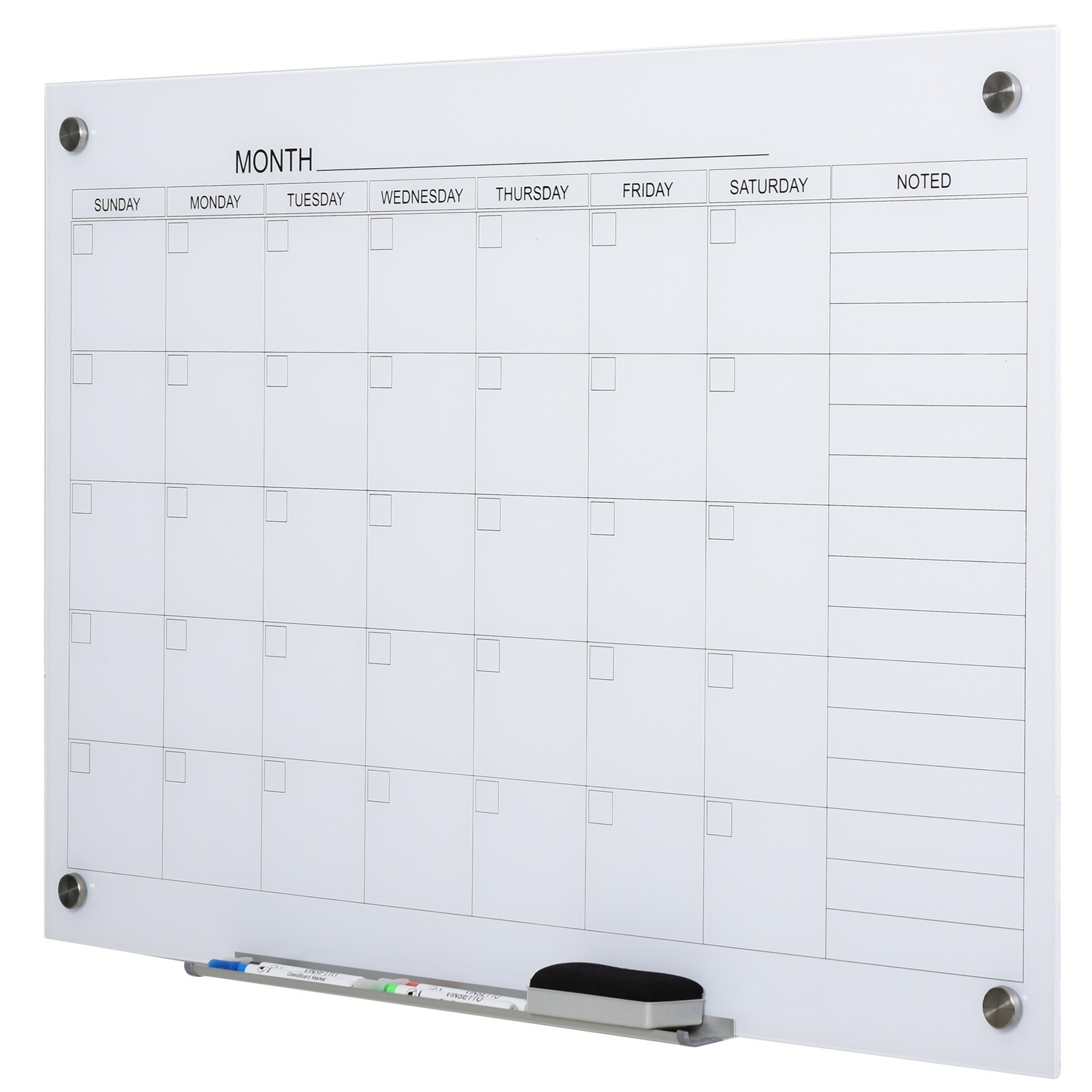 Vinsetto Kalendertafel Glasplatte | 04251774910163