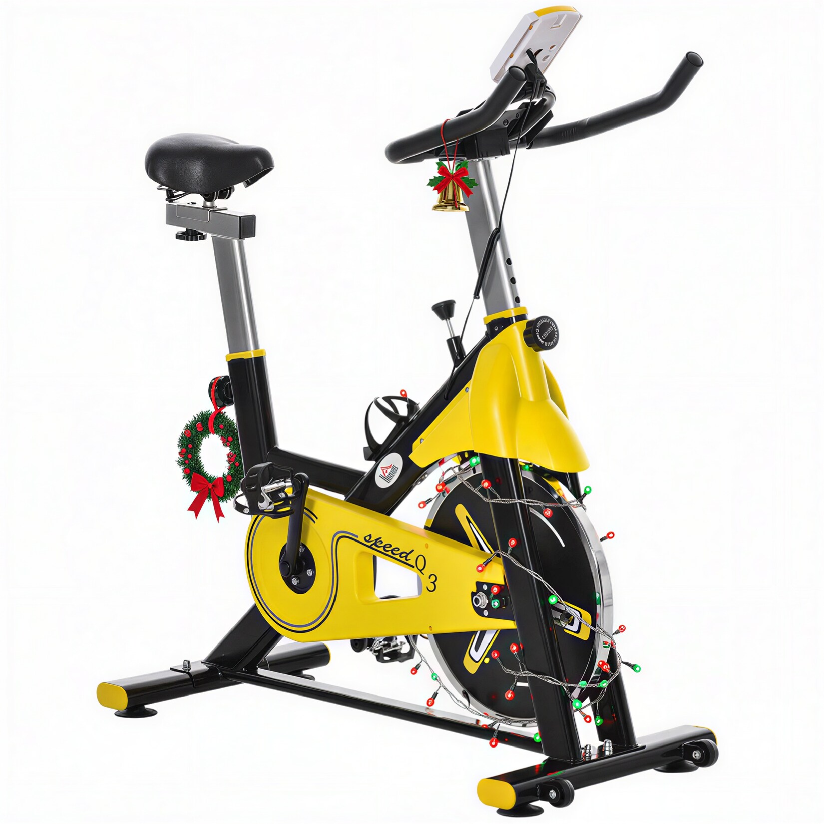 HOMCOM Fahrradtrainer Stahl, ABS | 04251774910101