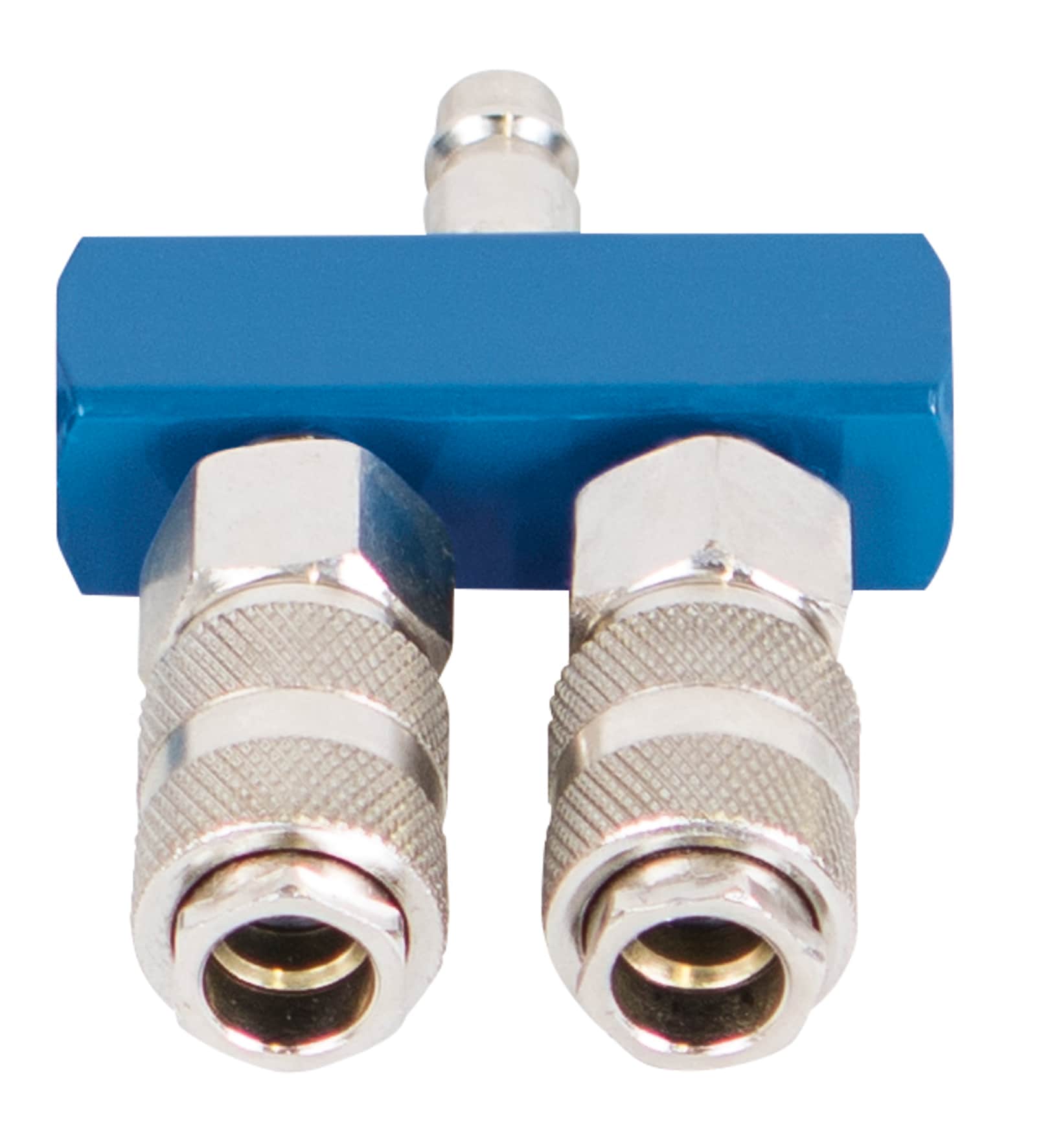 Scheppach Druckluftverteiler mit Schnellanschluss- kupplungen, 2 Abg&auml;nge - Bild 1