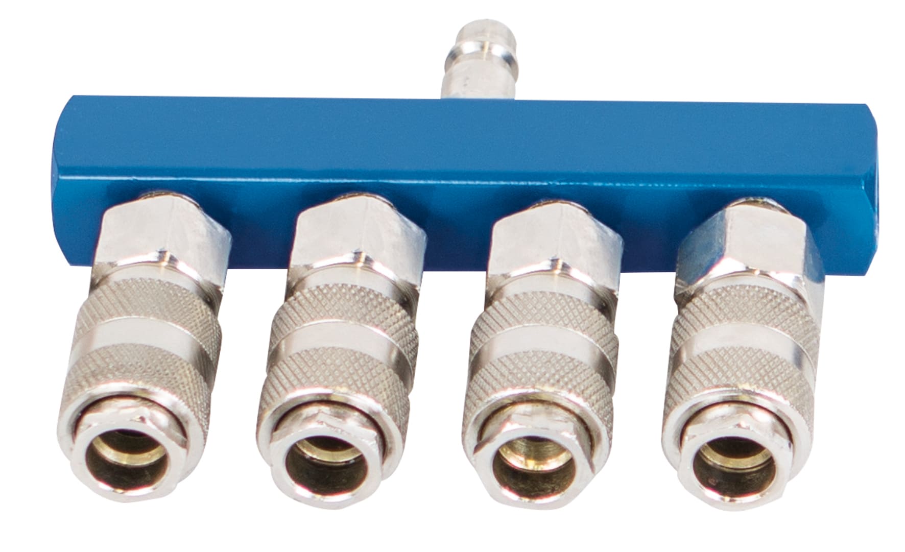 Scheppach Druckluftverteiler mit Schnellanschluss- kupplungen, 4 Abg&auml;nge - Bild 1