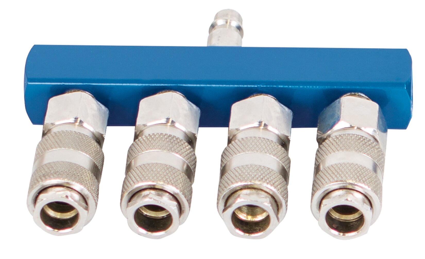 Scheppach Druckluftverteiler mit Schnellanschluss- kupplungen, 4 Abgänge | 04046664042112