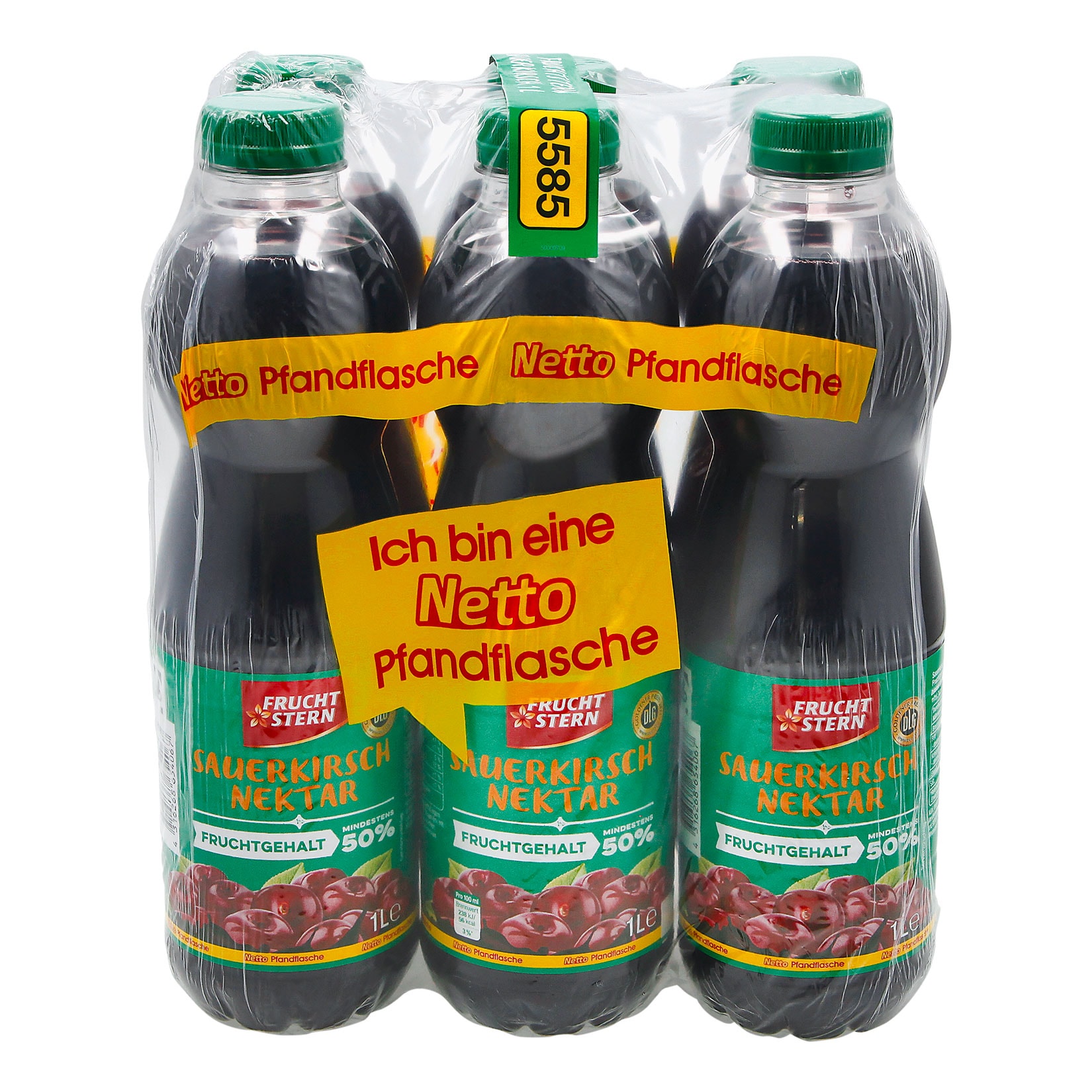 Fruchtstern Sauerkirsch-Nektar 1 Liter, 6er Pack - Bild 1