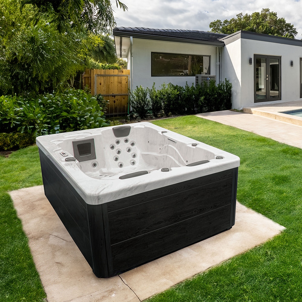 HOME DELUXE Outdoor Whirlpool WHITE MARBLE PURE - Bild 1