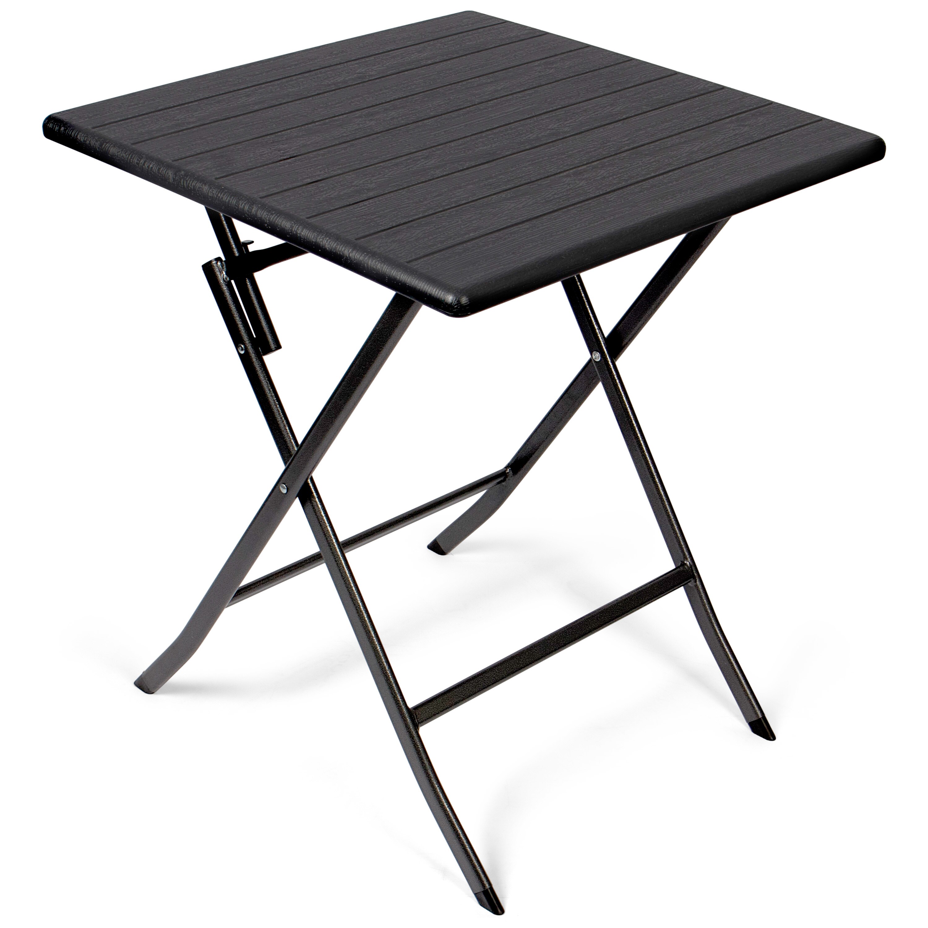 Vanage HDPE Holztisch eckig, schwarz, versch. Farben - Bild 1