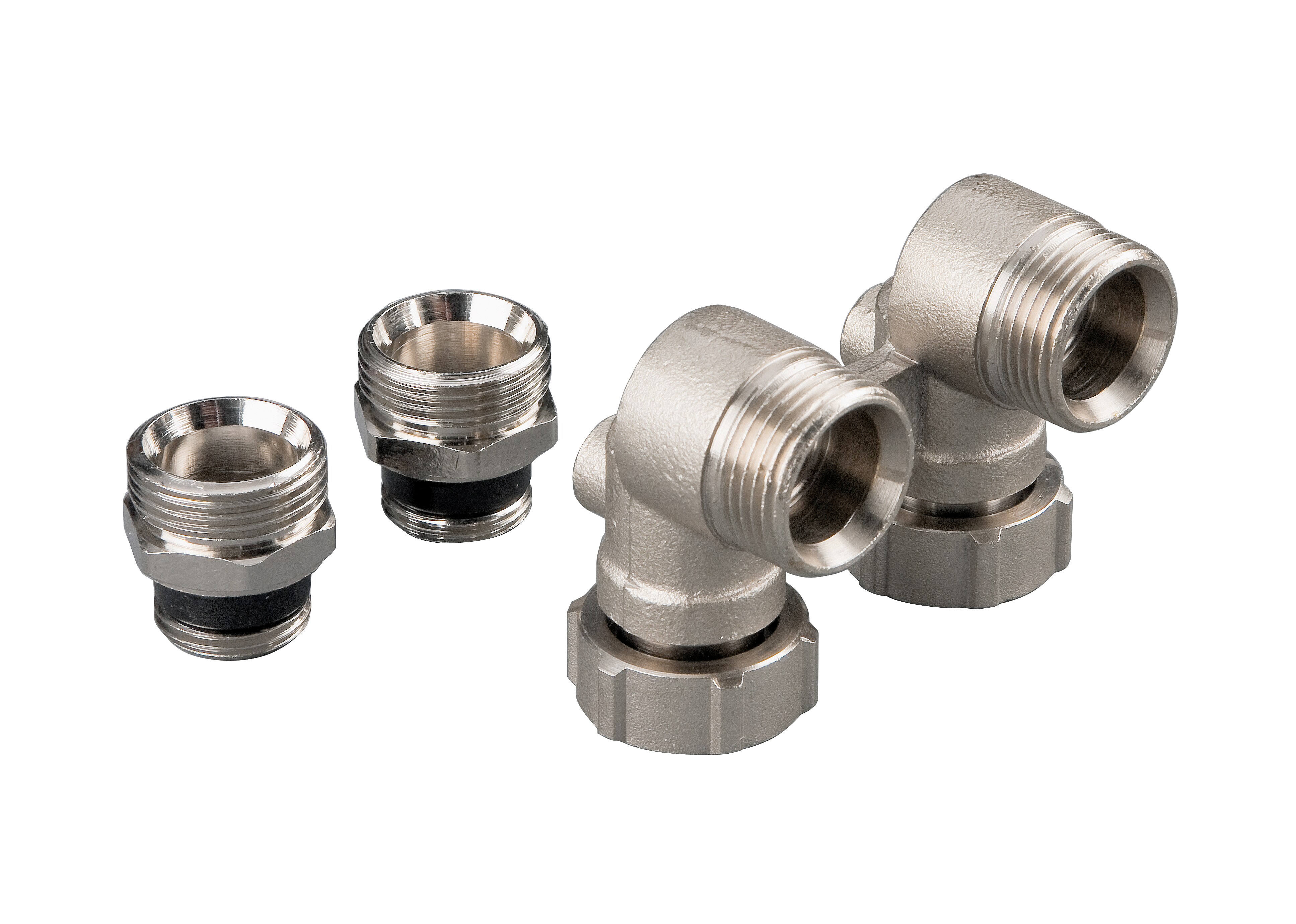 sanicomfort Hahnblock f.Ventilkomp.- Heizk&ouml;rper Eckform - Bild 1