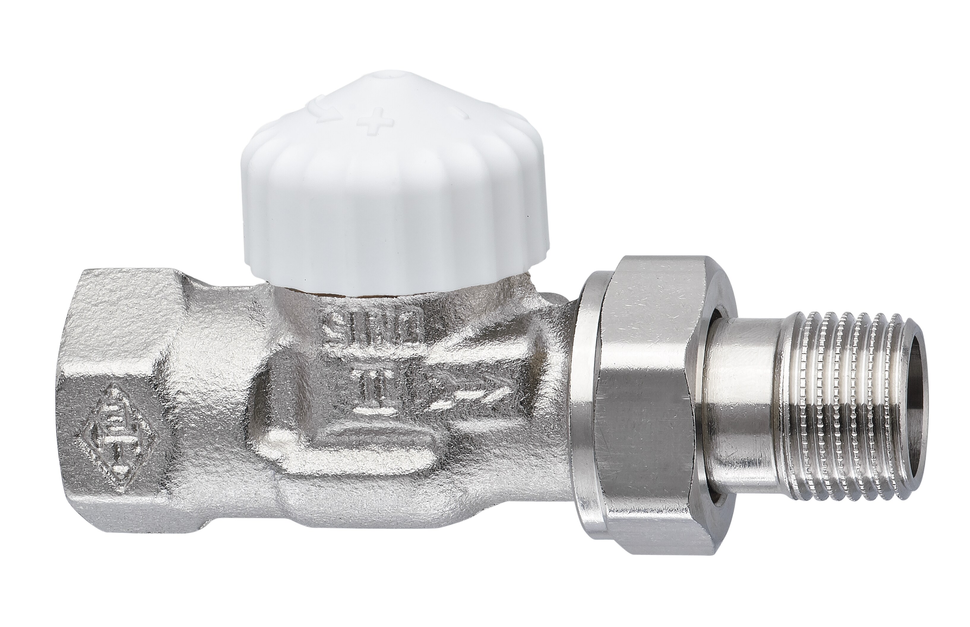 HEIMEIER Thermostat-Ventilunterteil 1/2 DG, vernickelt,V-ex.2 - Bild 1