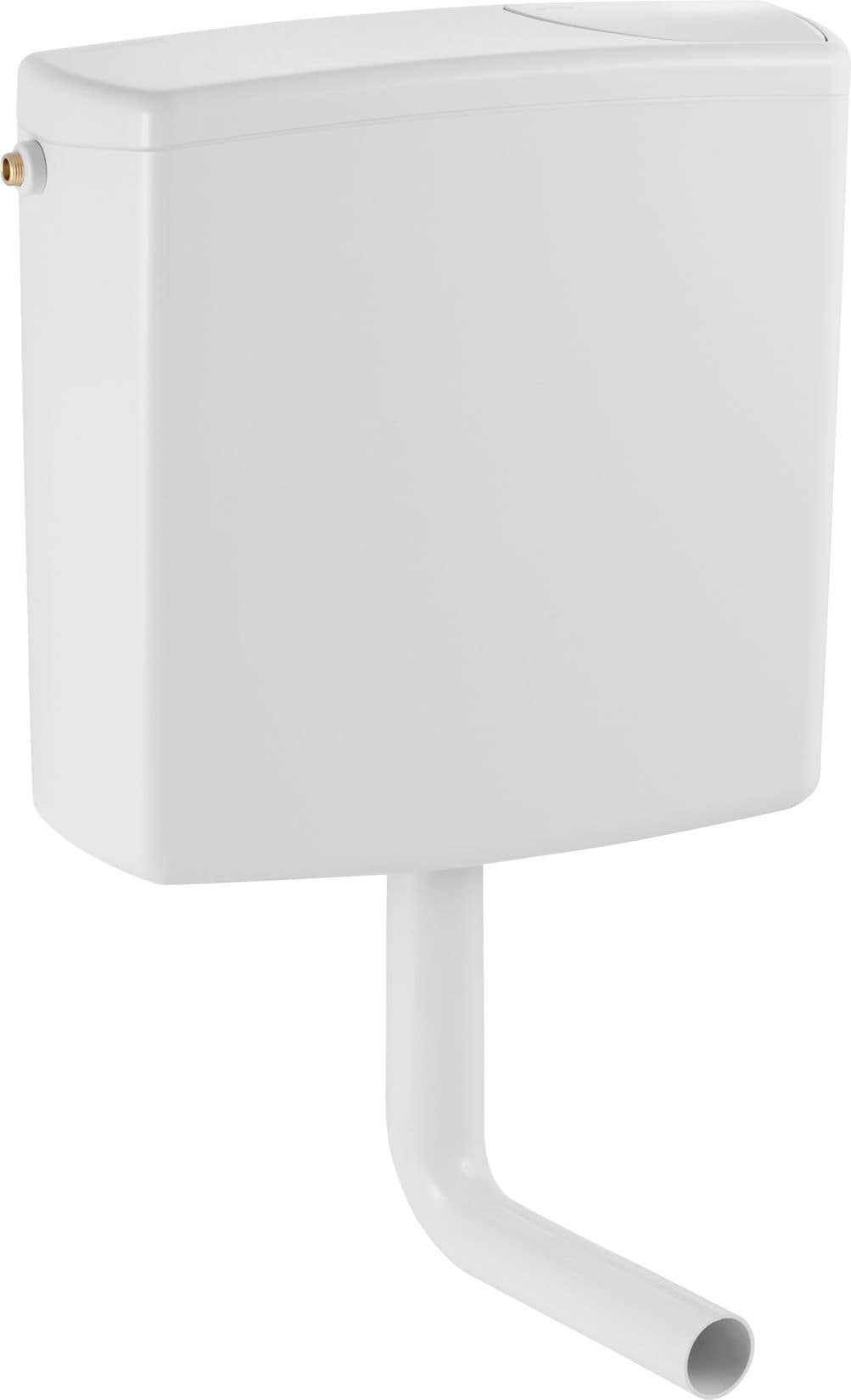 GE Aufputzsp&uuml;lkasten AP140 Sp&uuml;l-Stopp-Sp tiefh. WA li/mi/re, wei&szlig;-alpin - Bild 1