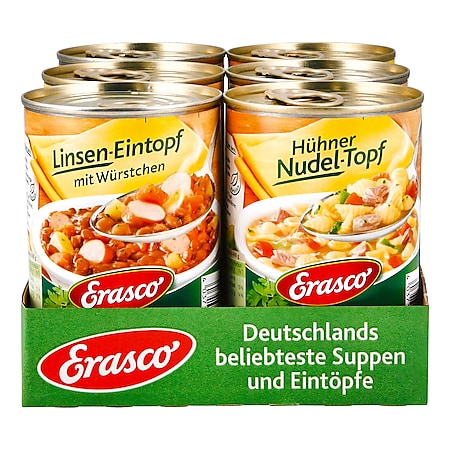Erasco Eintöpfe 400 g, verschiedene Sorten, 6er Pack - Bild 1