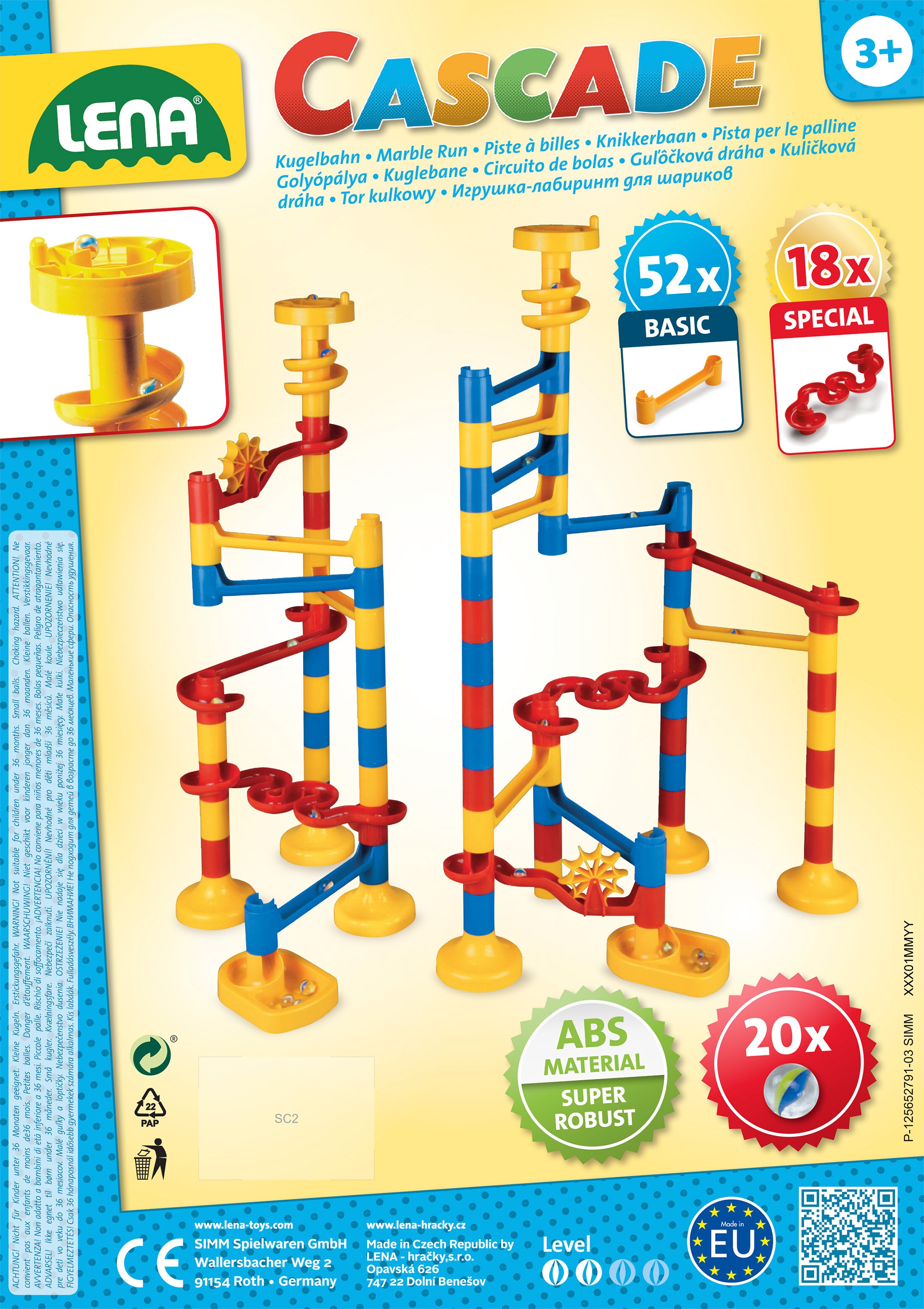 Cascade Kugelbahn KIGA, Versandkarton - Bild 1