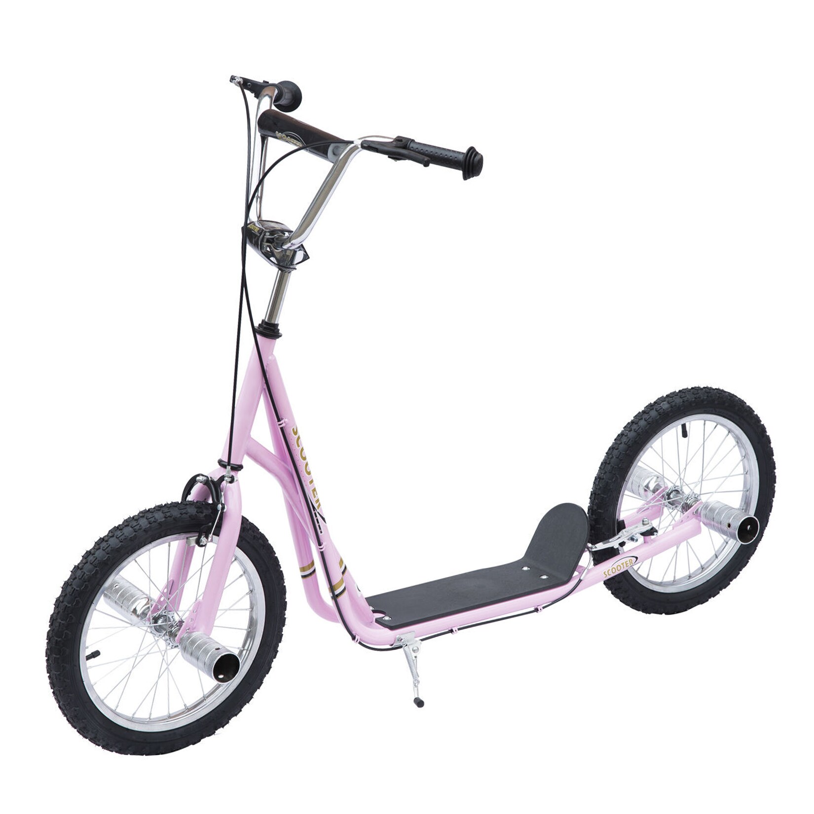HOMCOM Kinderscooter Stahl, Gummi | 04251774914604