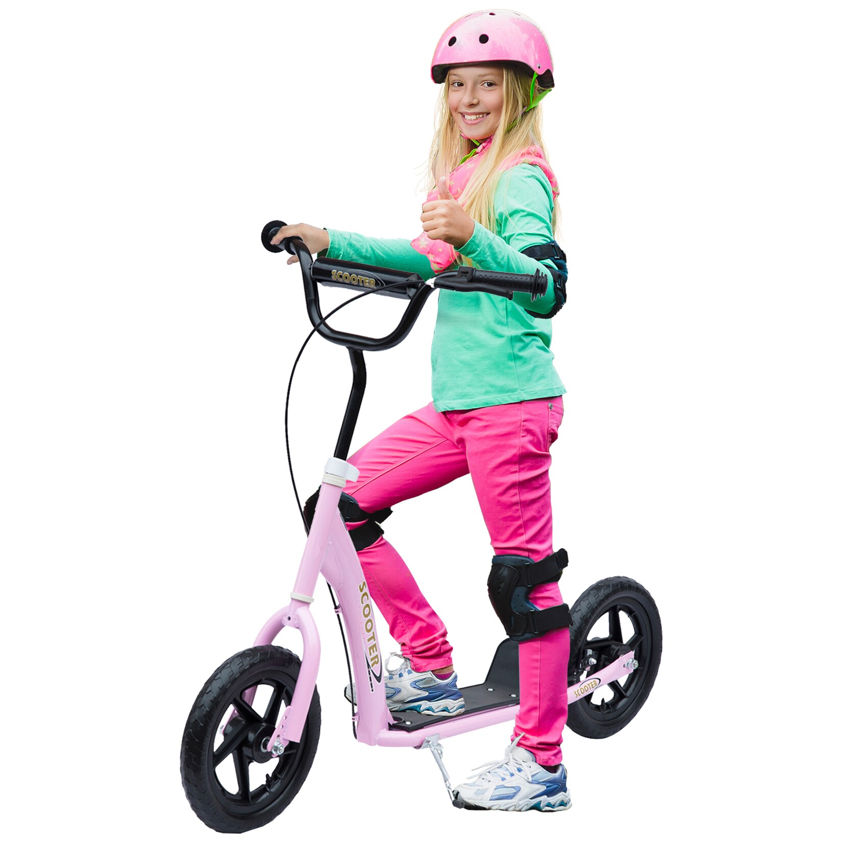 HOMCOM Kinderscooter Stahl, PVA, EVA | 04251774914710