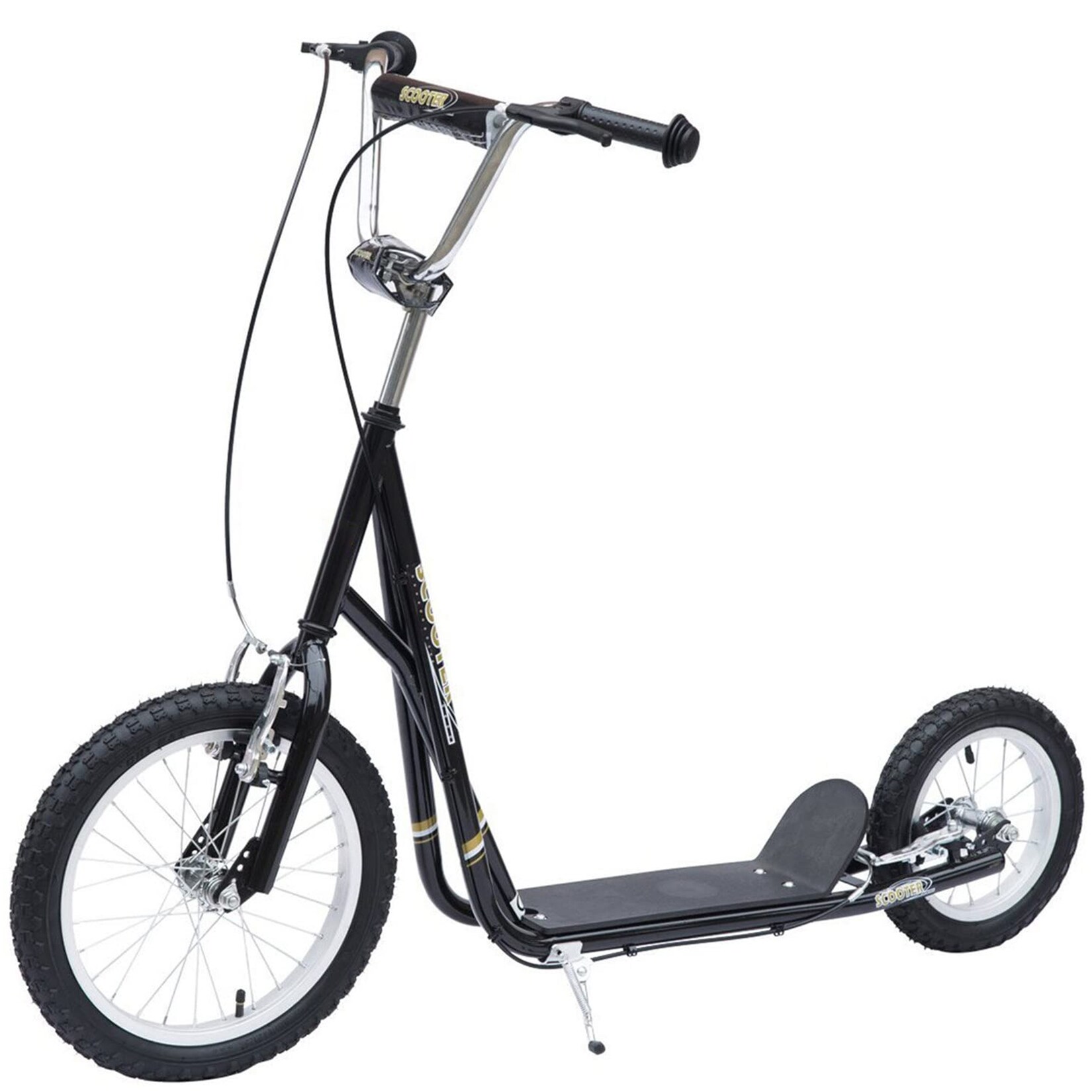 HOMCOM Kinderscooter Stahl, Gummi | 04251774914734