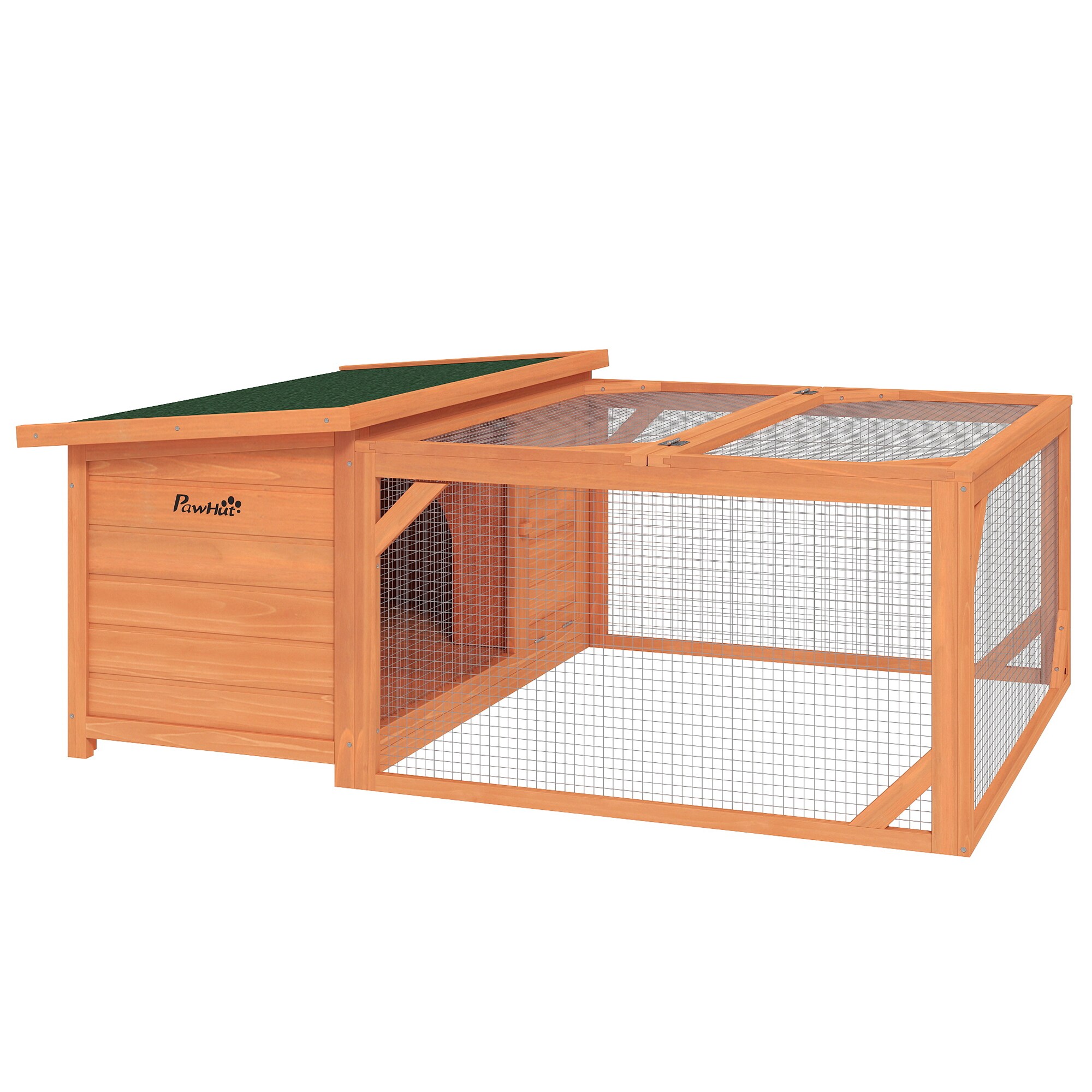 PawHut Kleintierstall Tannenholz - Bild 1