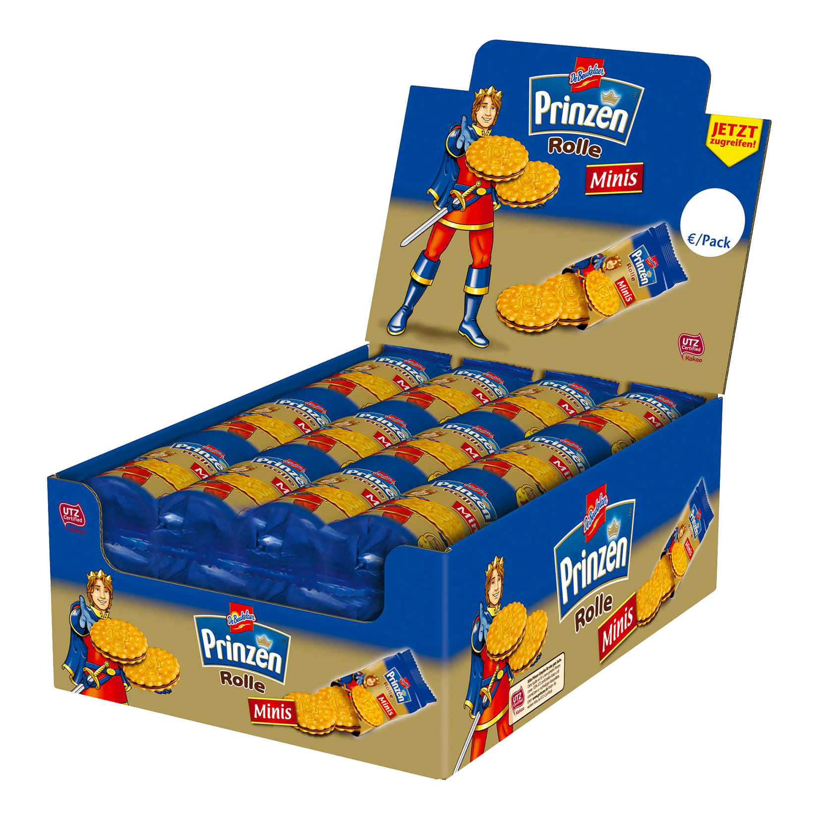 DeBeukelaer Prinzen Rolle Minis 37,5 g, 24er Pack - Bild 1