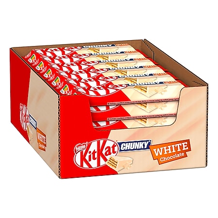 KitKat Chunky White Chocolate 40 g, 24er Pack - Bild 1