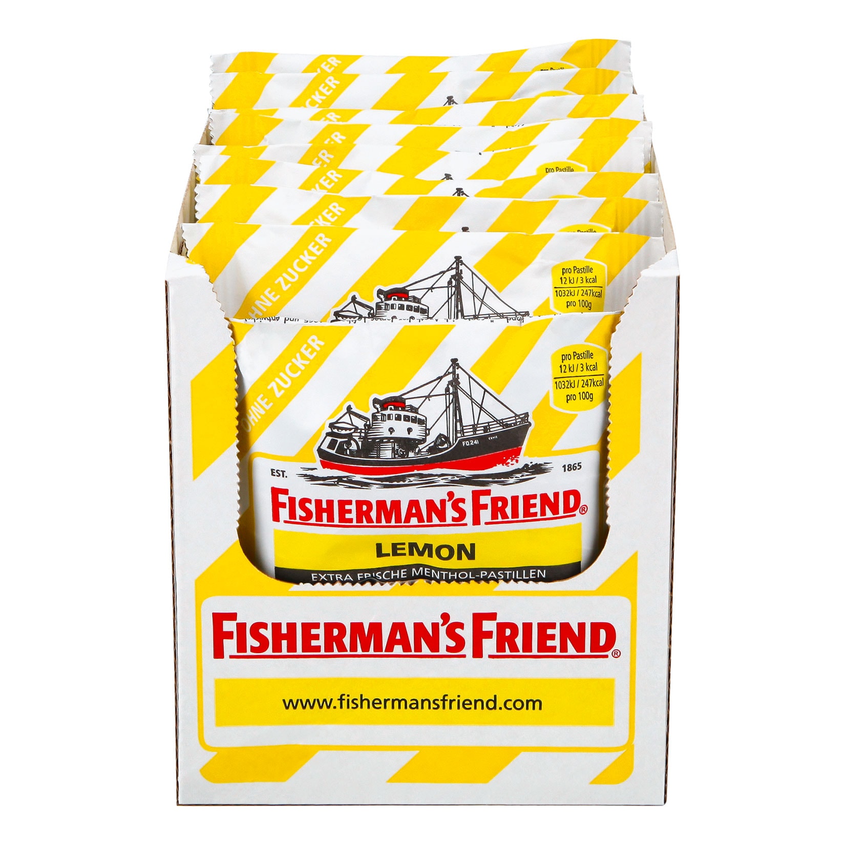 Fischermans Friend Lemon ohne Zucker 25 g, 24er Pack - Bild 1