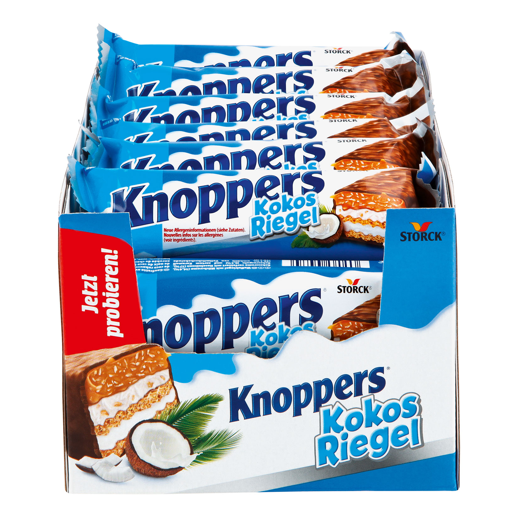Knoppers Kokosriegel 40 g, 24er Pack - Bild 1