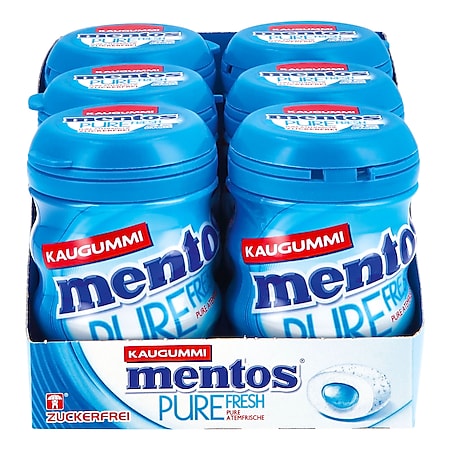 Mentos Pure Fresh Mint 70 g, 6er Pack - Bild 1