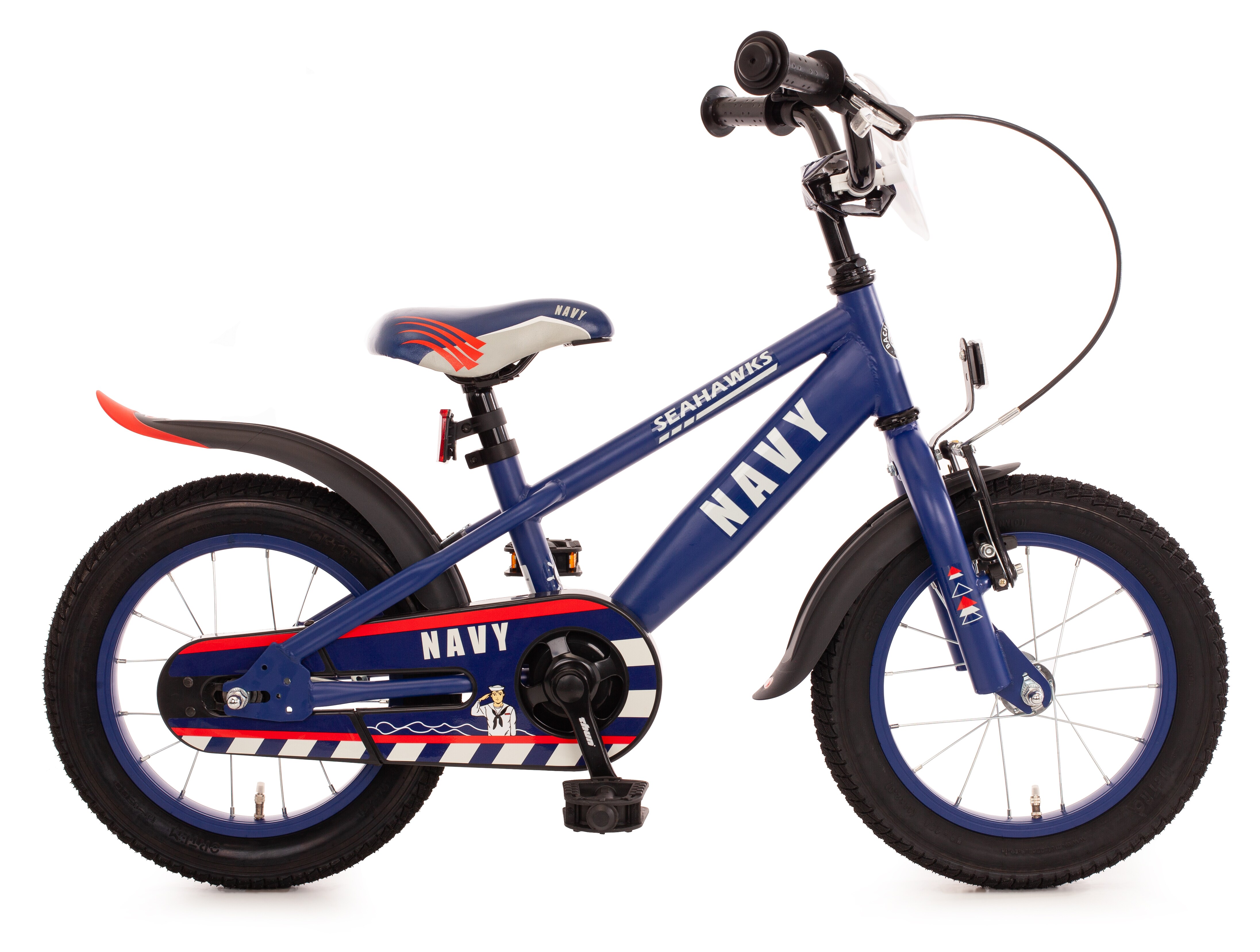 Bachtenkirch Kinderfahrrad Navy 14" versch. Gr&ouml;&szlig;en - Bild 1